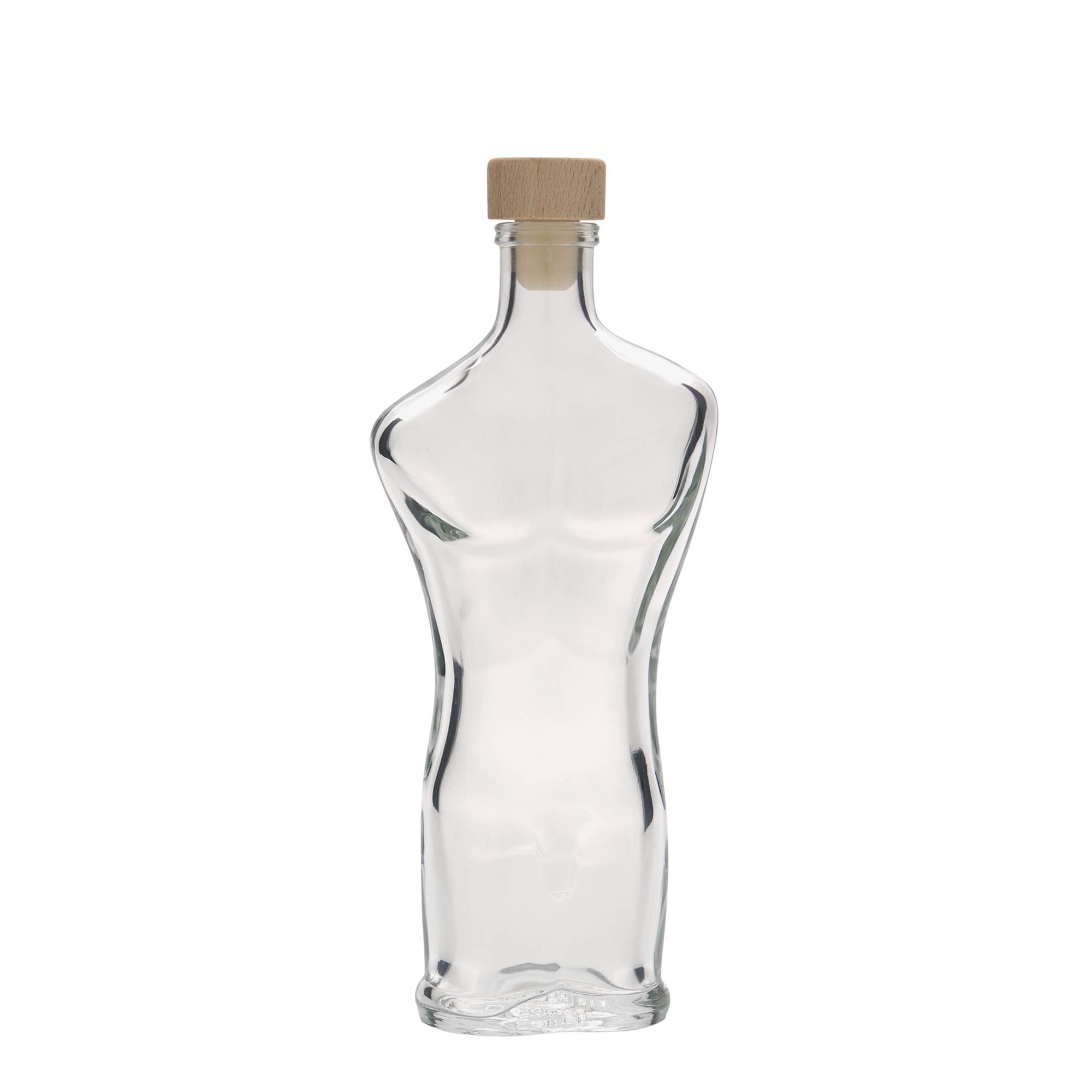 200 ml glass bottle 'Adam', opening: cork 200 ml glass bottle 'Adam', opening: cork