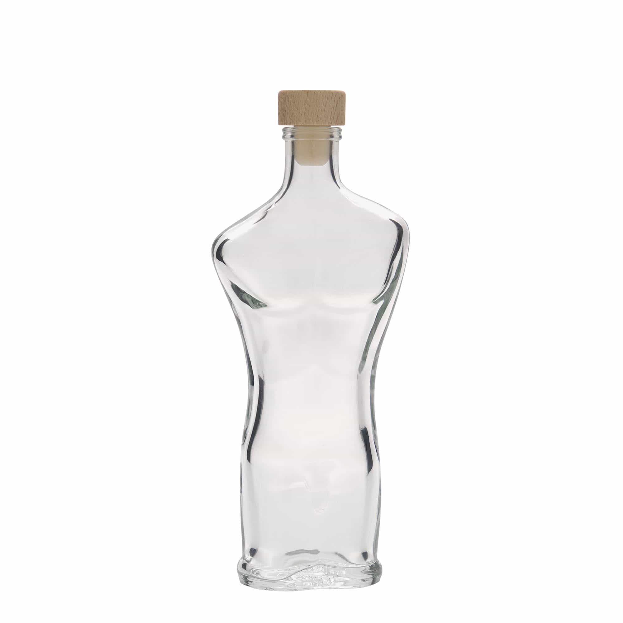 200 ml glass bottle 'Adam', opening: cork