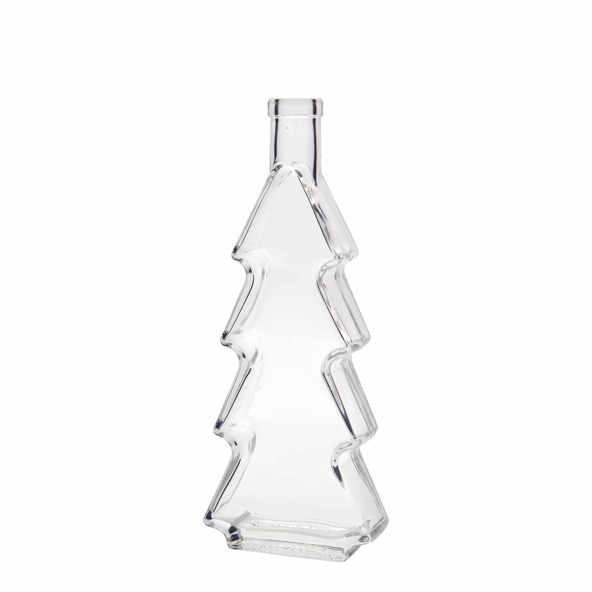 350 ml glass bottle 'Christmas tree', opening: cork 350 ml glass bottle 'Christmas tree', opening: cork