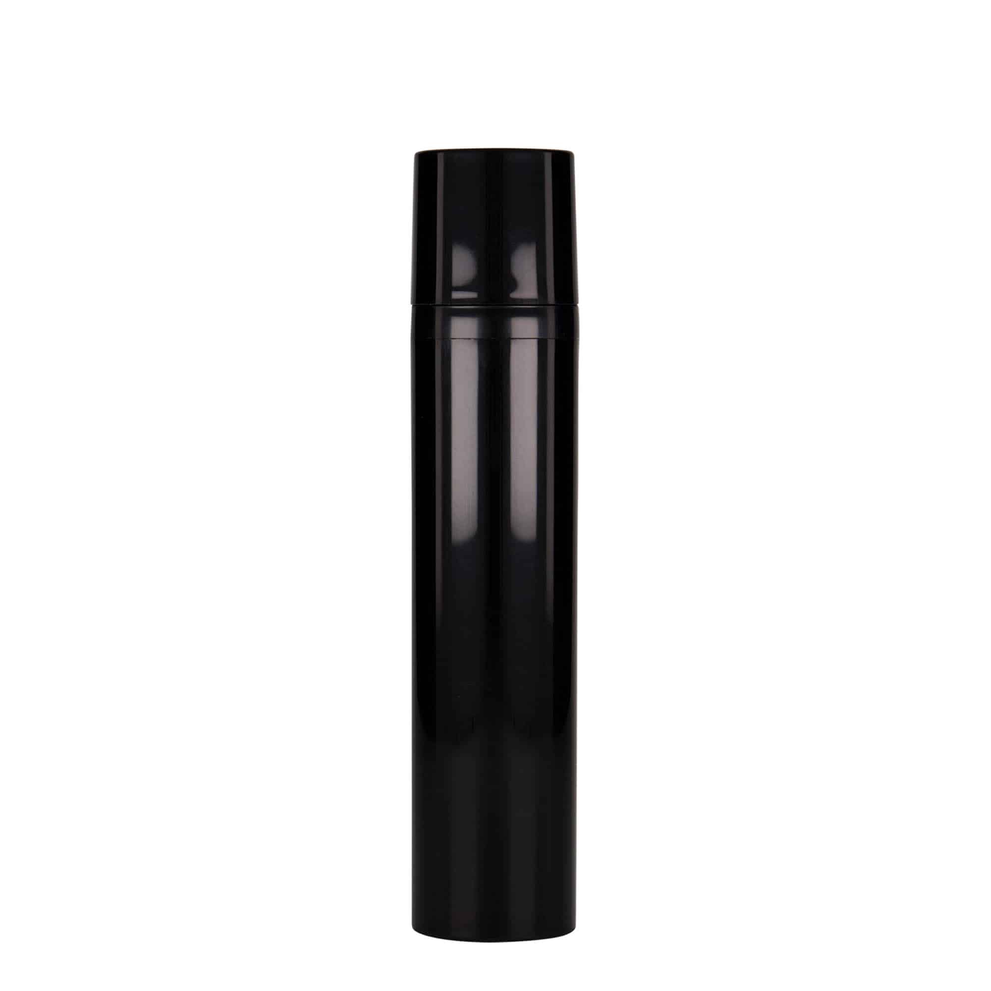 100 ml Airless Dispenser 'Mezzo', black PP plastic