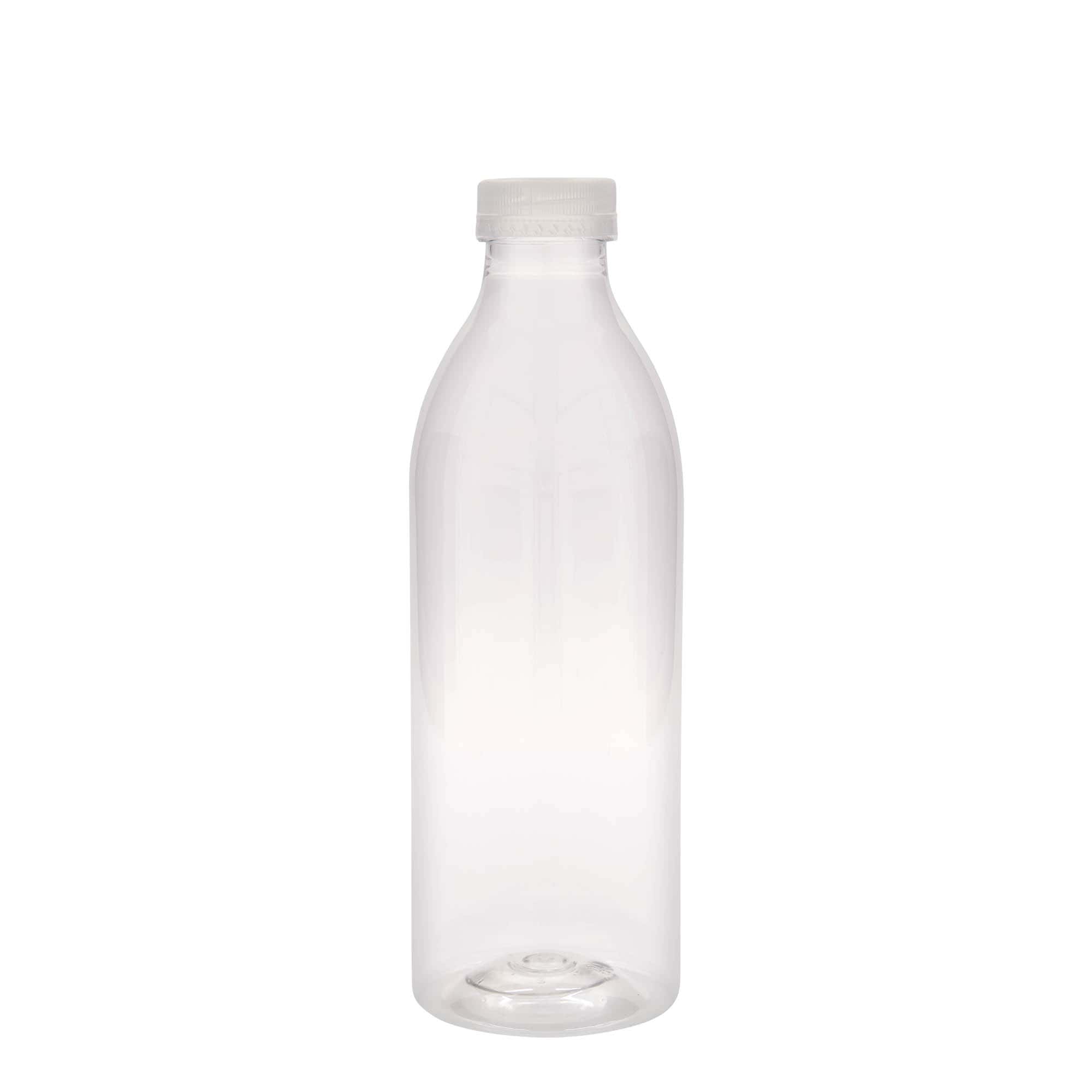 1,000 ml PET bottle standard, plastic, opening: 38 mm