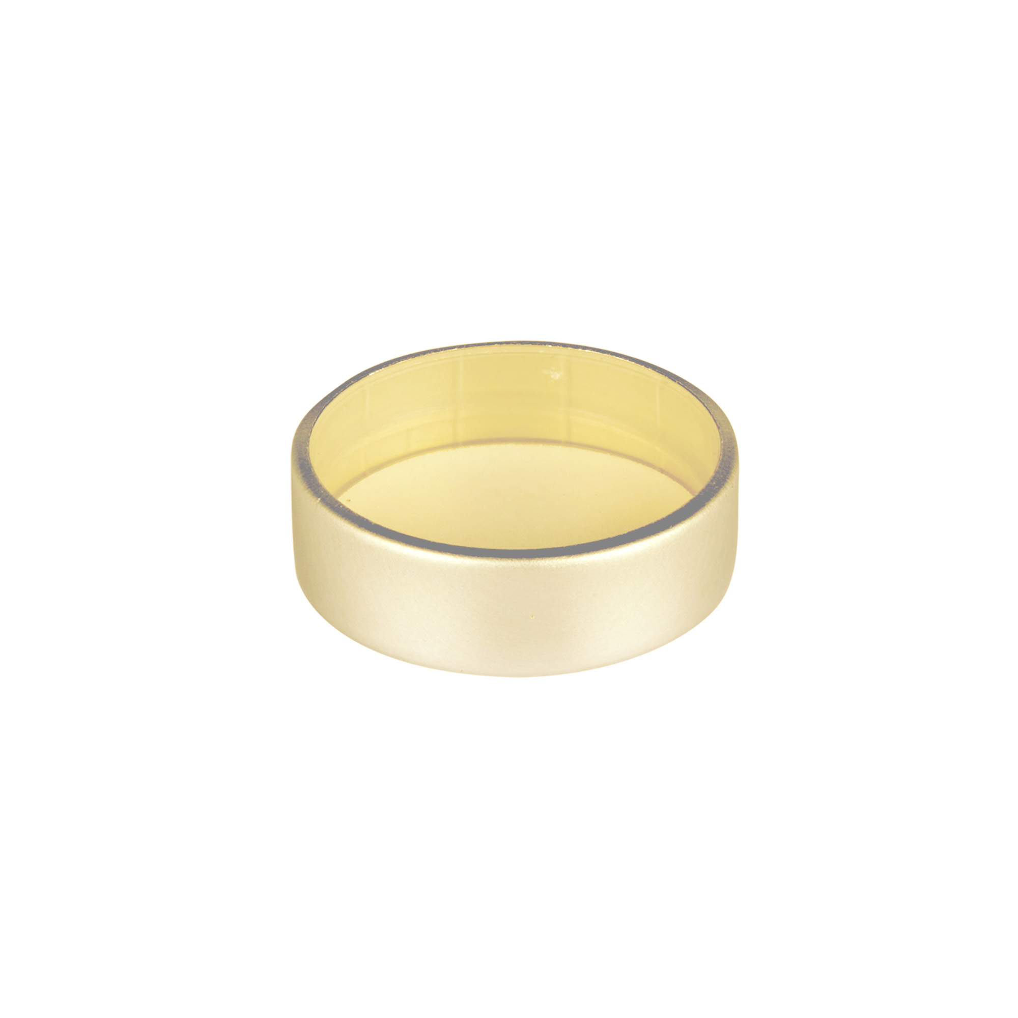 Screw cap, ABS plastic, gold, for opening: GPI 33/400