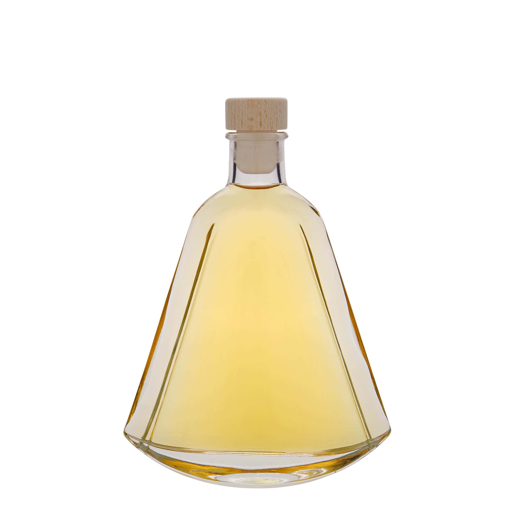 200 ml glass bottle 'Maurizio', oval, opening: cork