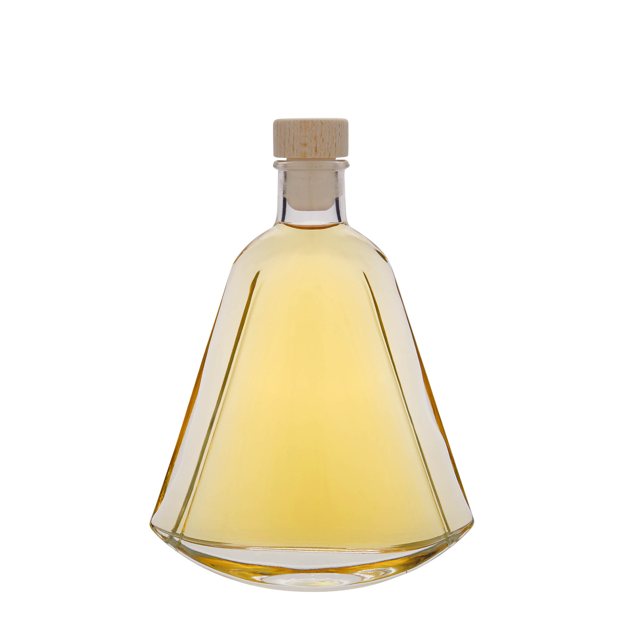 200 ml glass bottle 'Maurizio', oval, opening: cork 200 ml glass bottle 'Maurizio', oval, opening: cork