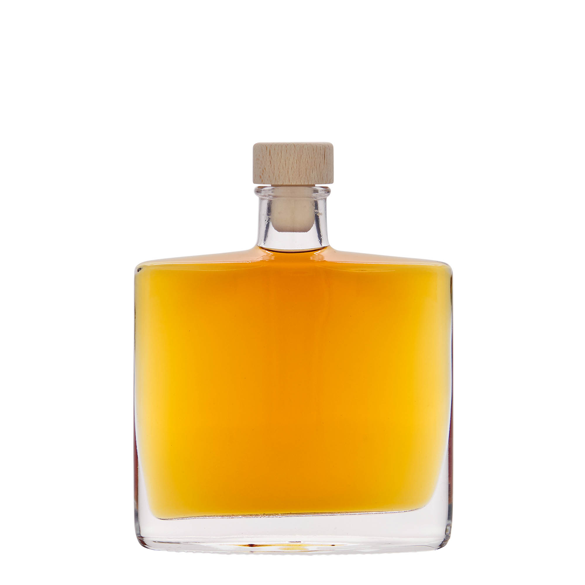 200 ml glass bottle 'Zorbas', oval, opening: cork 200 ml glass bottle 'Zorbas', oval, opening: cork