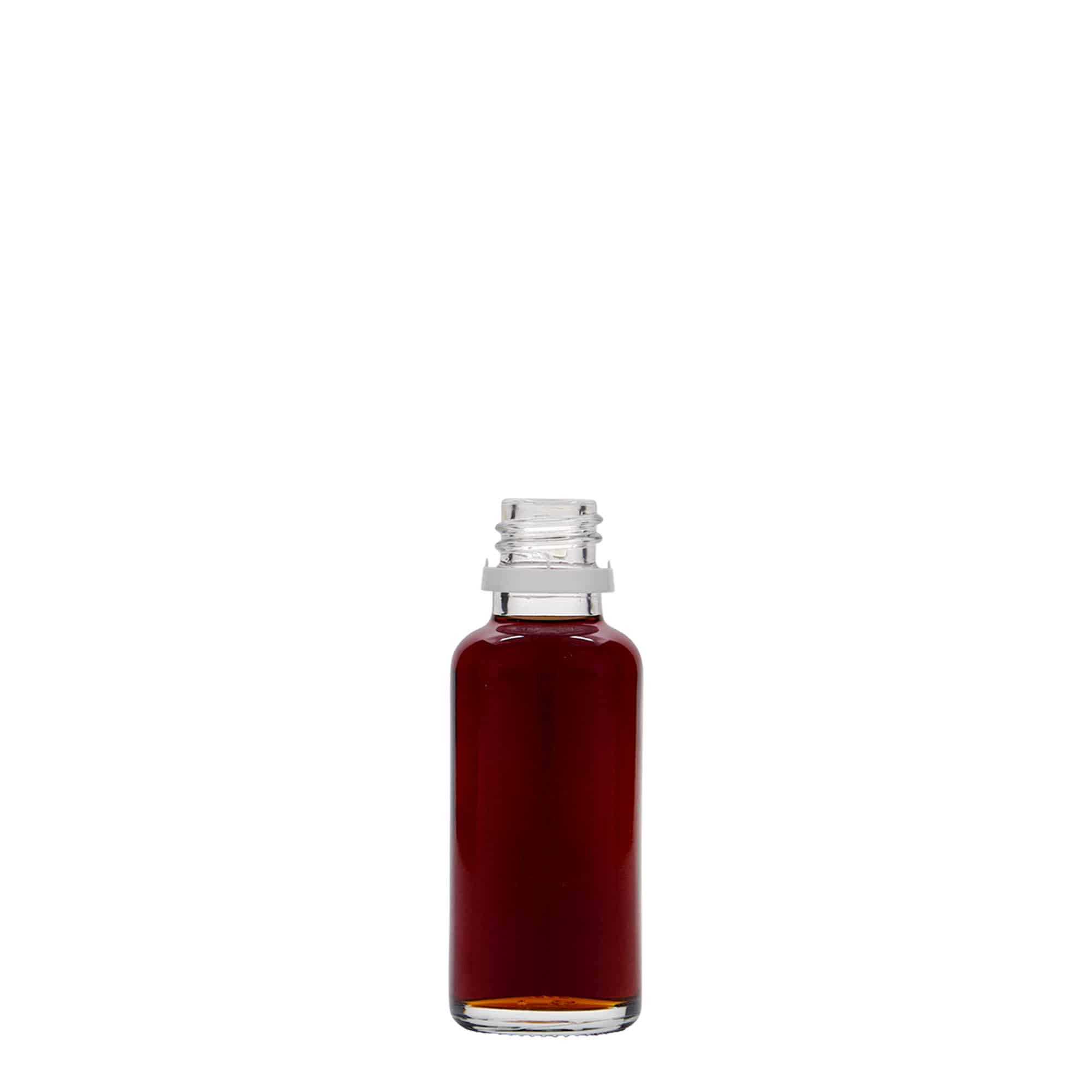 30 ml medicine bottle, glass, opening: DIN 18 30 ml medicine bottle, glass, opening: DIN 18