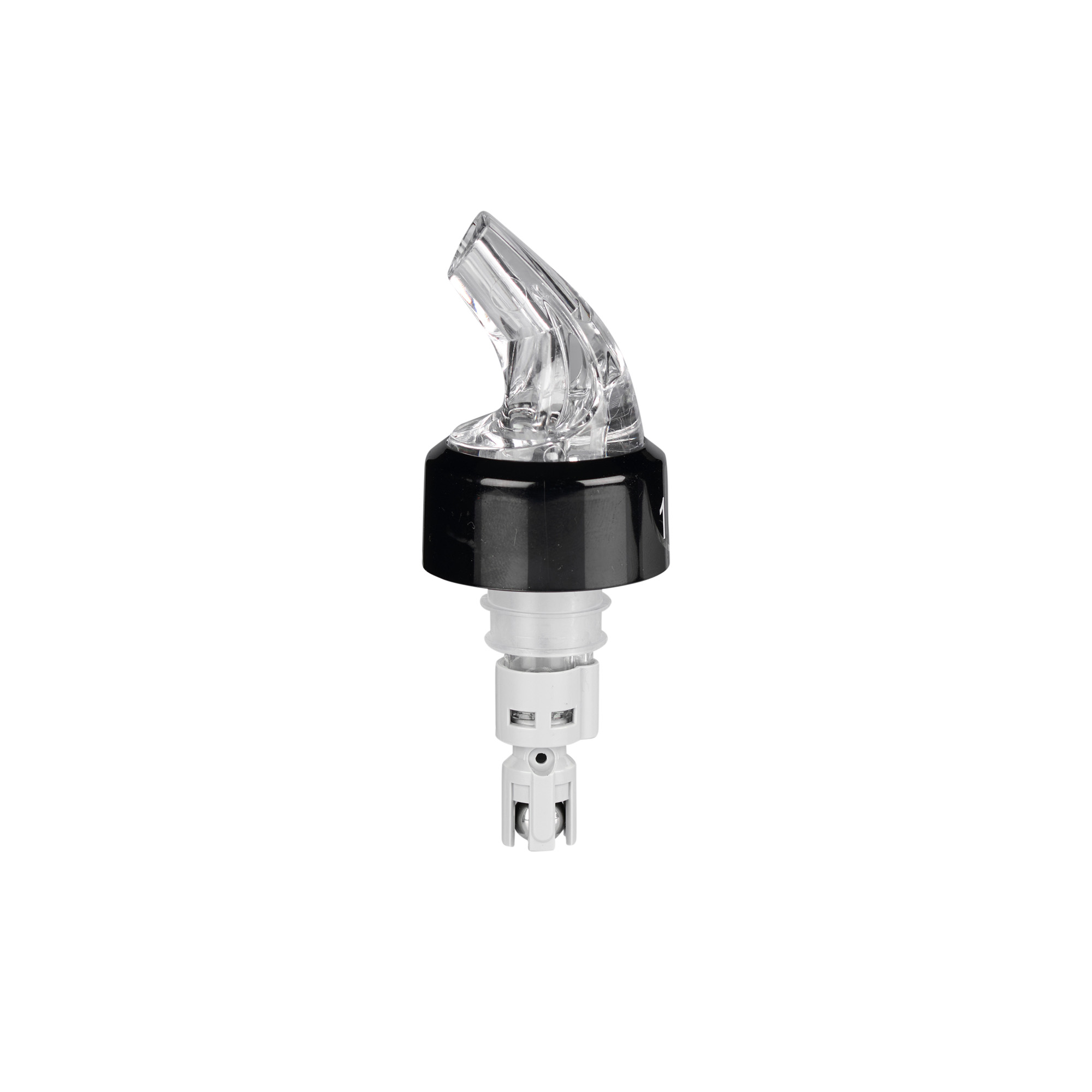 Measuring spout ‘Auto Pour’ 1 cl, PE plastic, clear