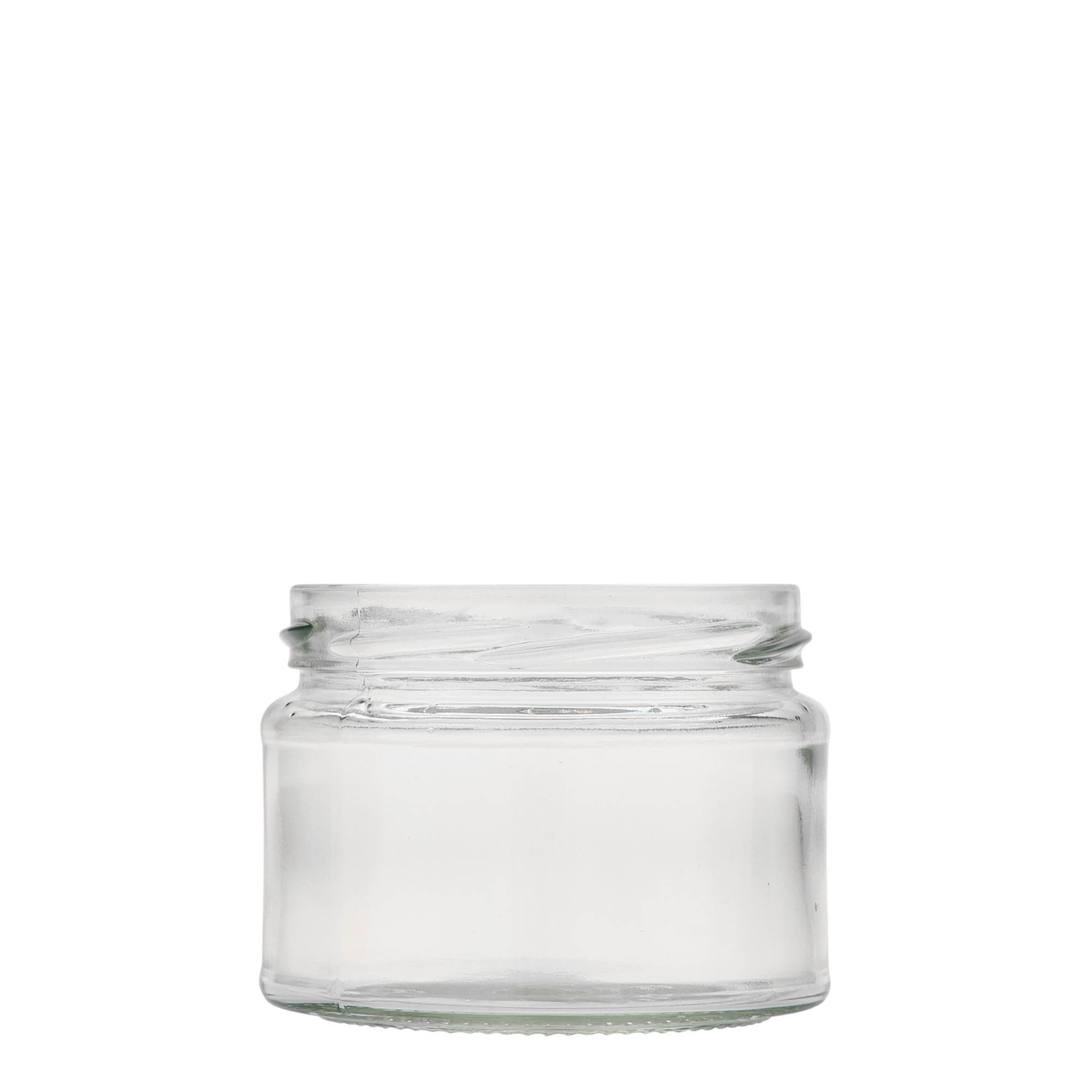 280 ml flat round jar, opening: Twist-off (TO 82)