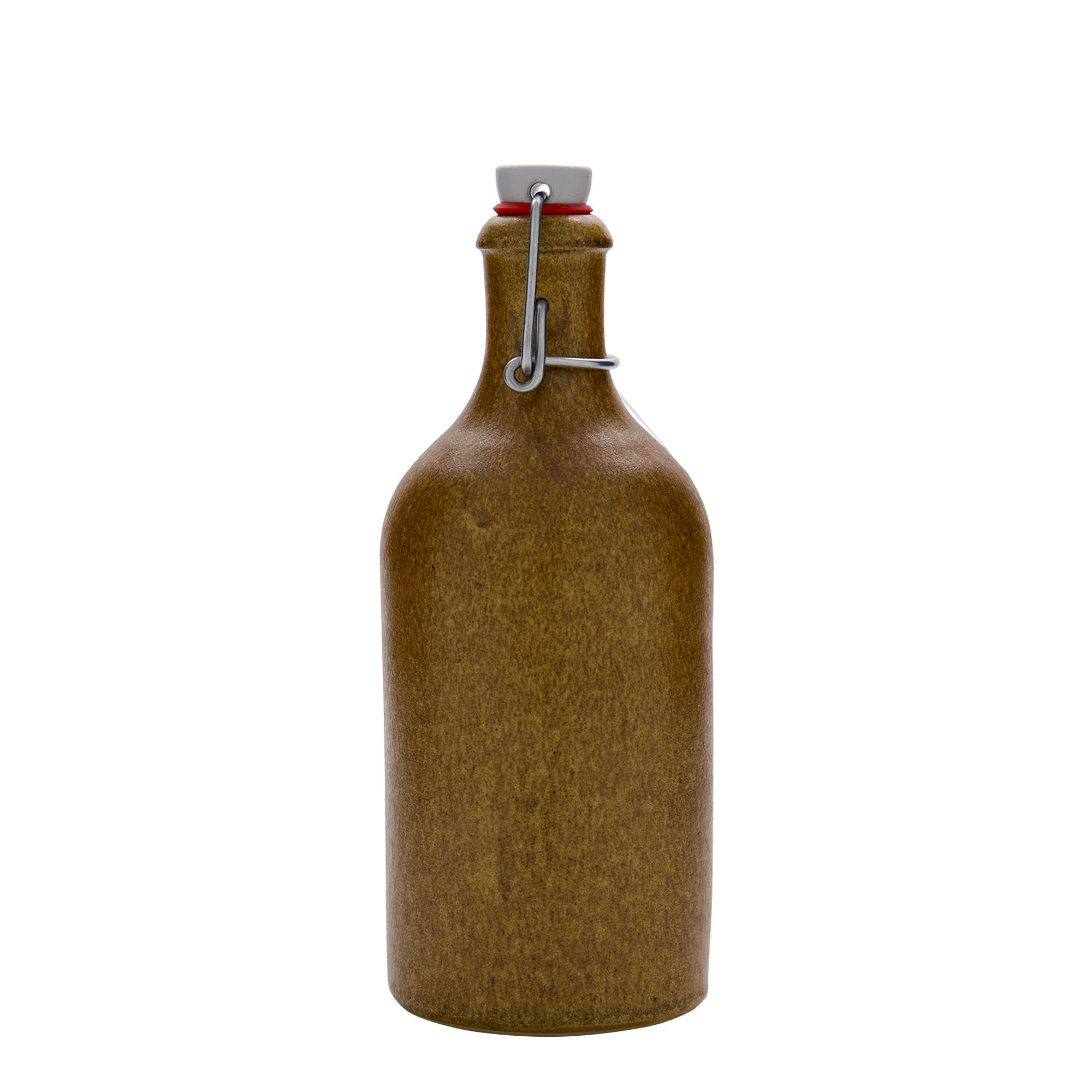 500 ml earthenware jug, stoneware, brown-crystal, opening: swing top closure 500 ml earthenware jug, stoneware, brown-crystal, opening: swing top closure