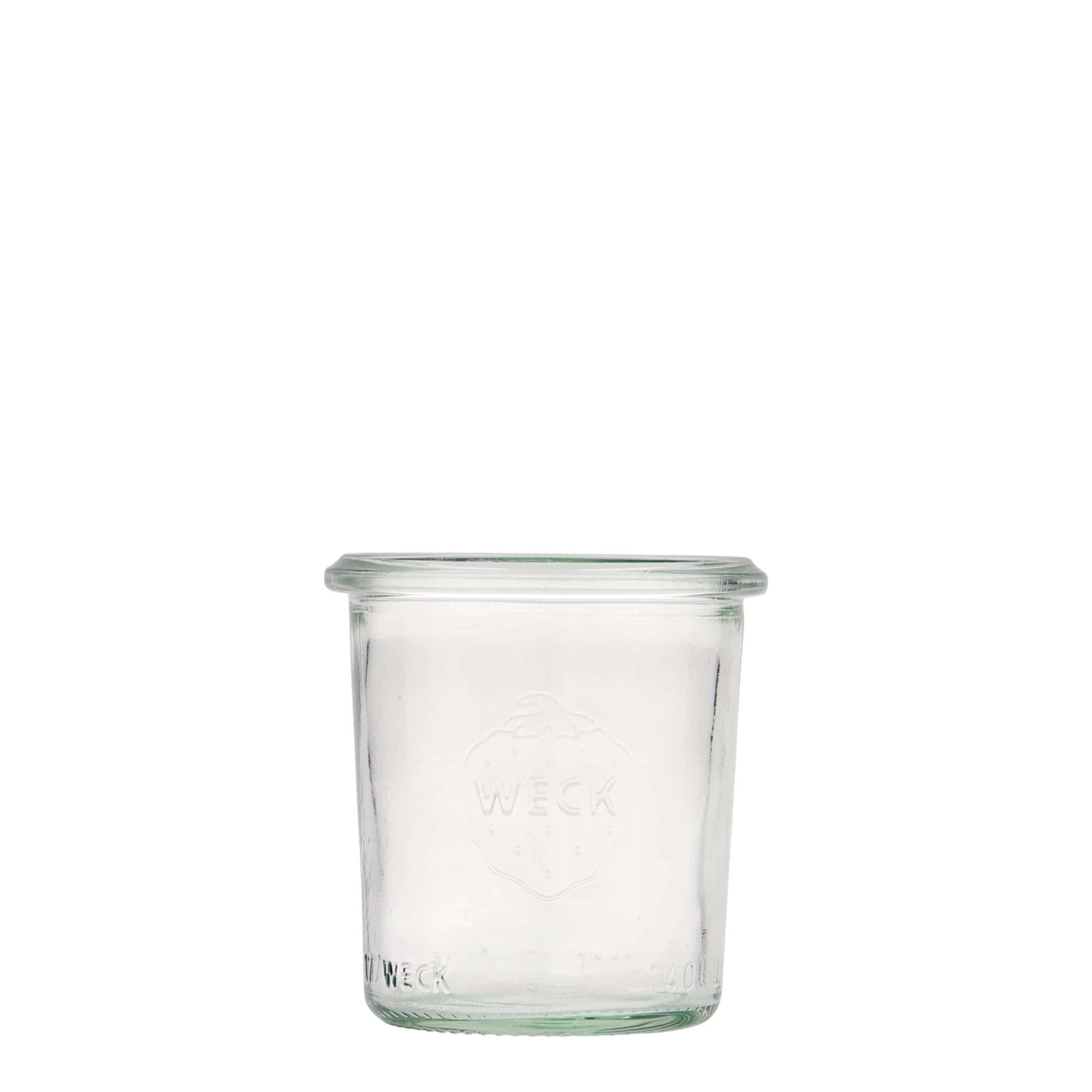 140 ml WECK inverted glass, opening: round rim