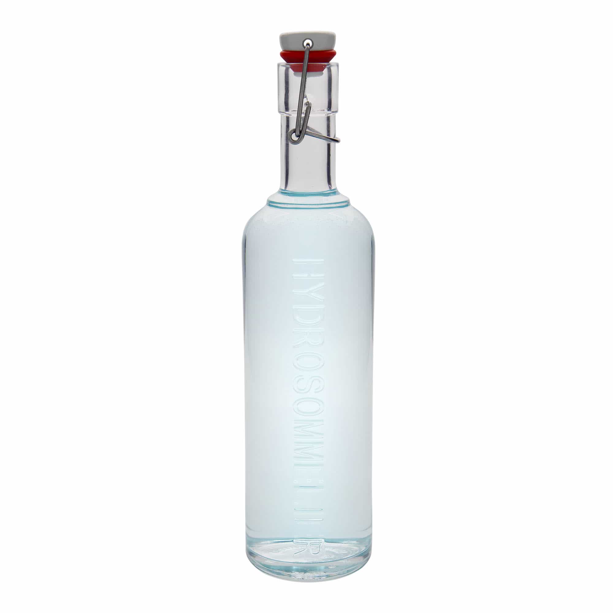 1,000 ml glass bottle 'Optima Hydrosommelier', opening: swing top closure 1,000 ml glass bottle 'Optima Hydrosommelier', opening: swing top closure