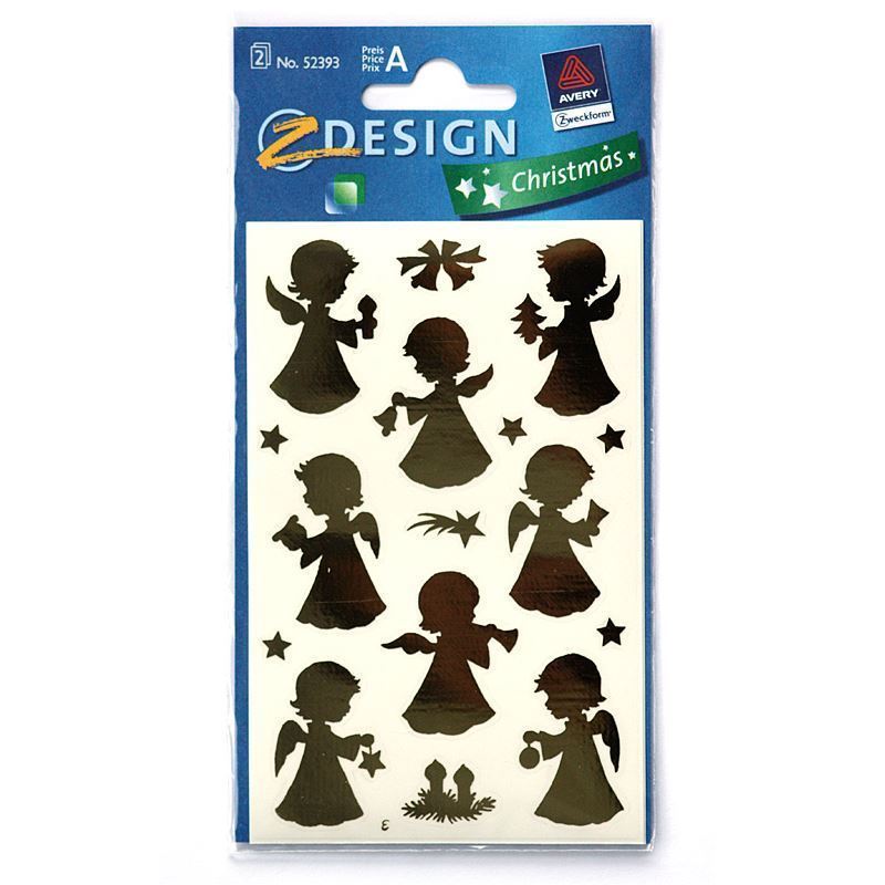 Zweckform Stickers 'Angel', paper, gold Zweckform Stickers 'Angel', paper, gold