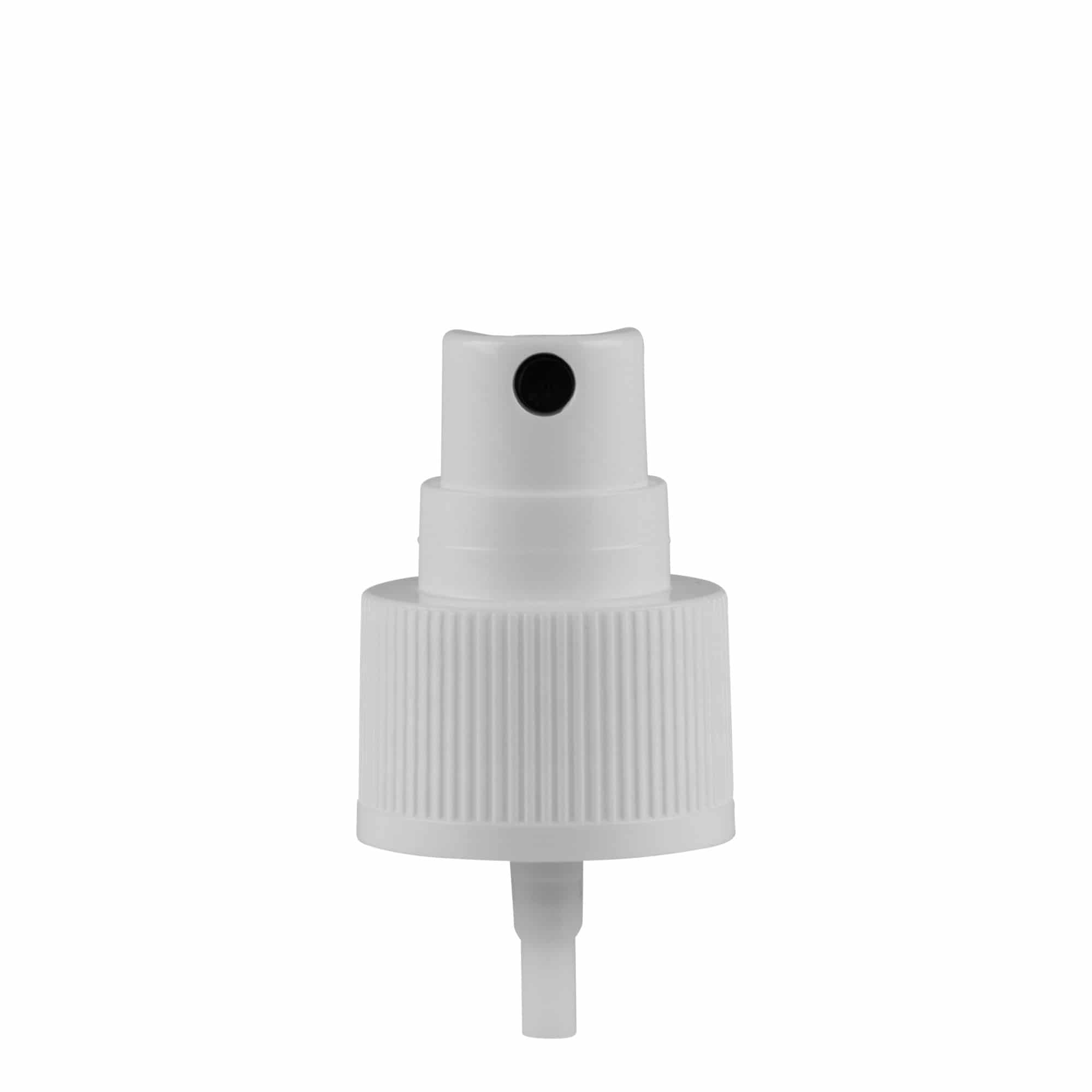 Screw cap spray atomiser, PP plastic, white, for opening: 24/410