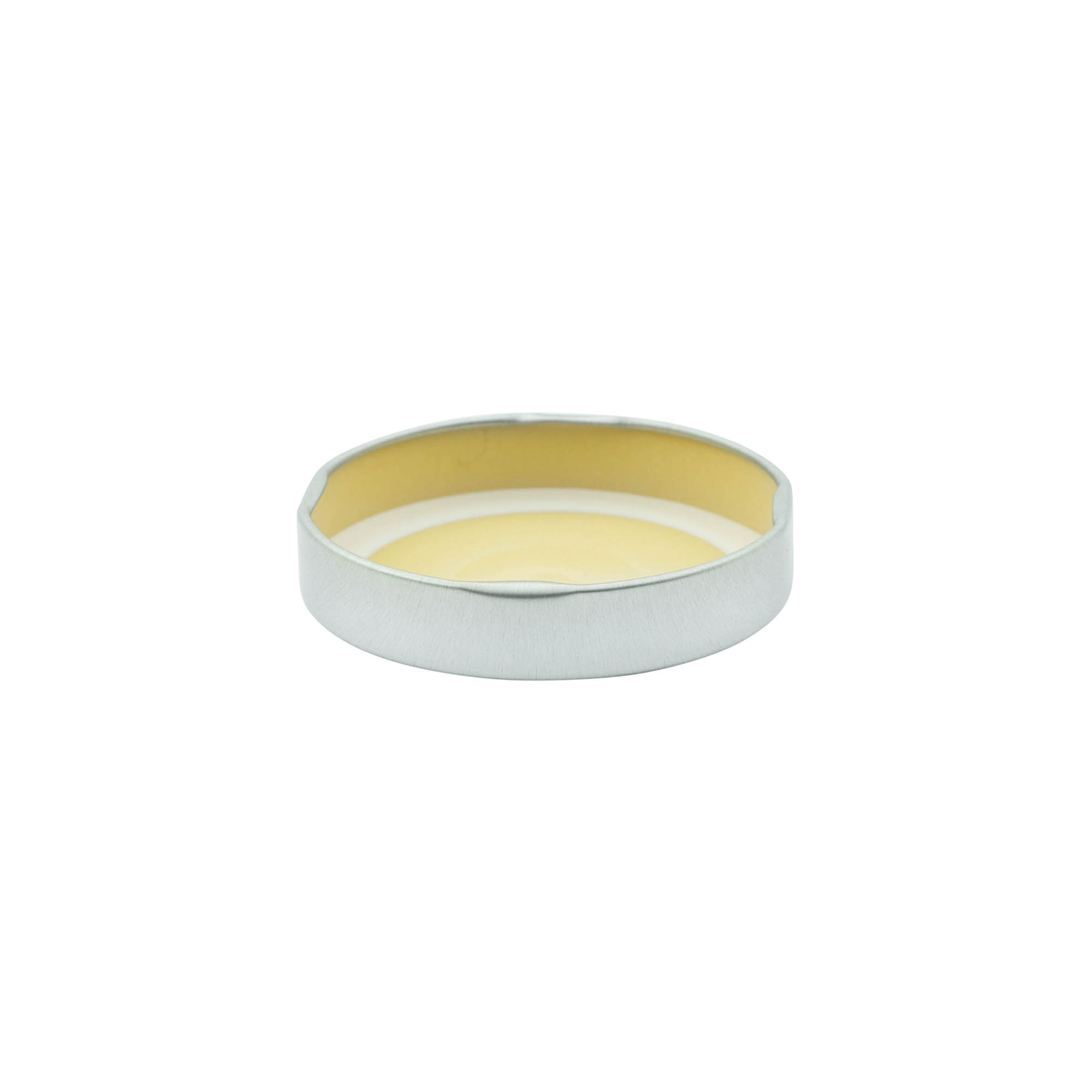 Deep twist-off cap, tinplate, silver, for opening: Deep-TO 70 Deep twist-off cap, tinplate, silver, for opening: Deep-TO 70
