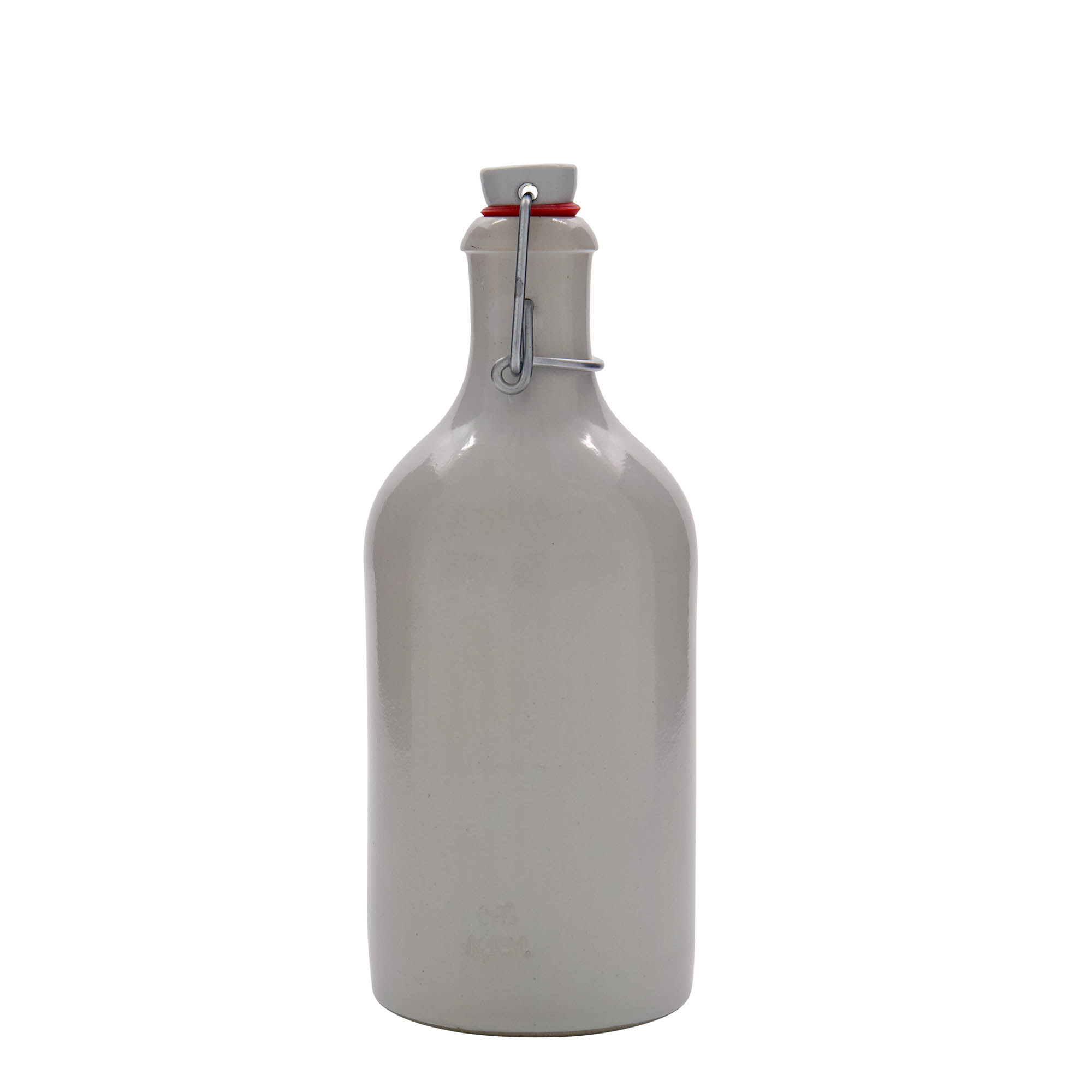 500 ml clay jug, stoneware, white, opening: swing top closure 500 ml clay jug, stoneware, white, opening: swing top closure