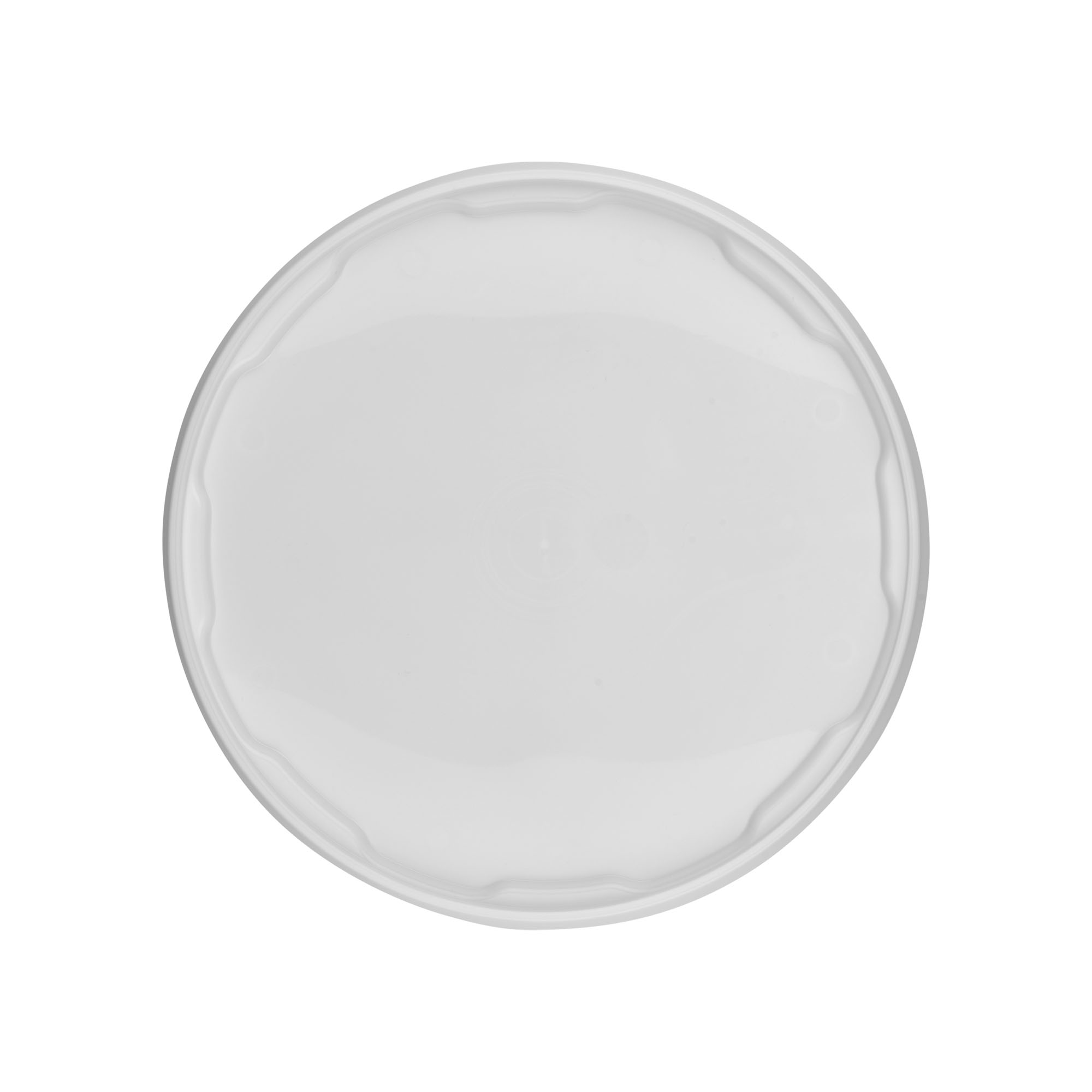 Lid for 10 l bucket, PP plastic, white