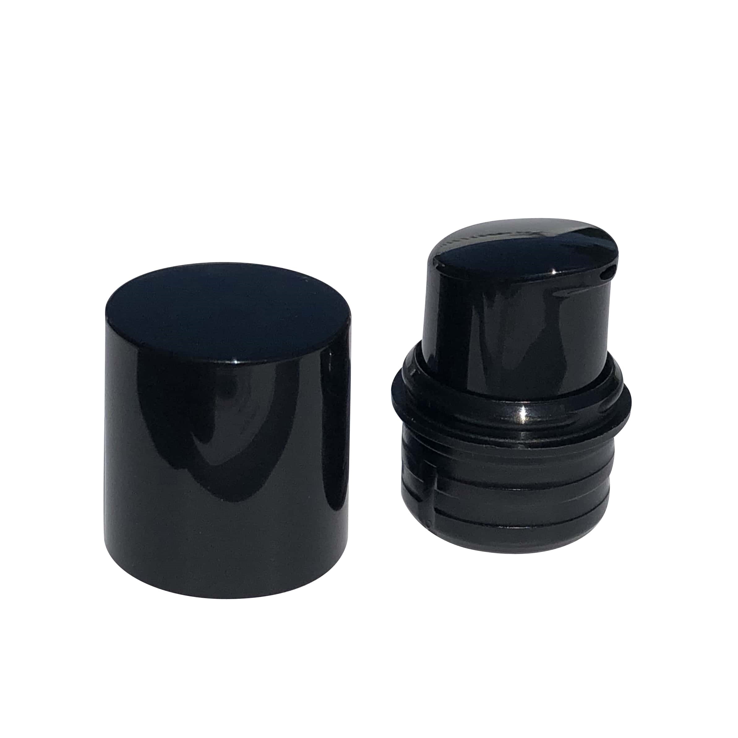 Airless dispenser pump head 'Nano', PP plastic, black