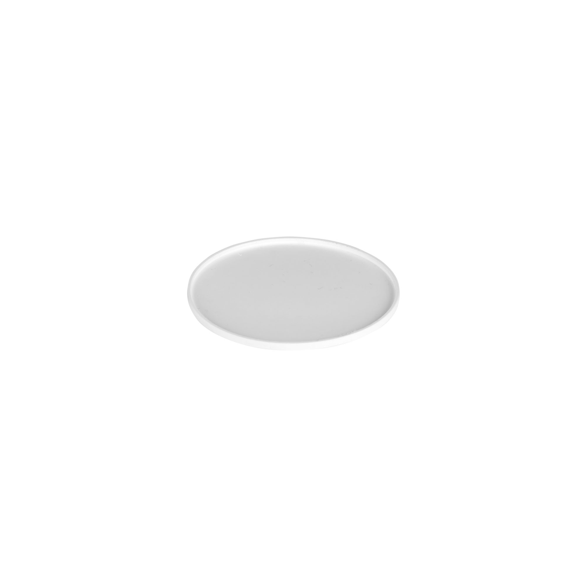 Cover disc for 100 ml ‘Bianca’, PP plastic, white