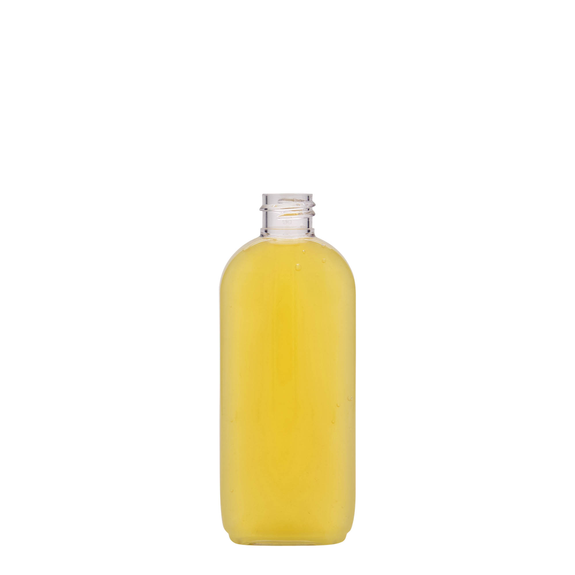 100 ml PET bottle 'Iris', oval, plastic, opening: 20/410
