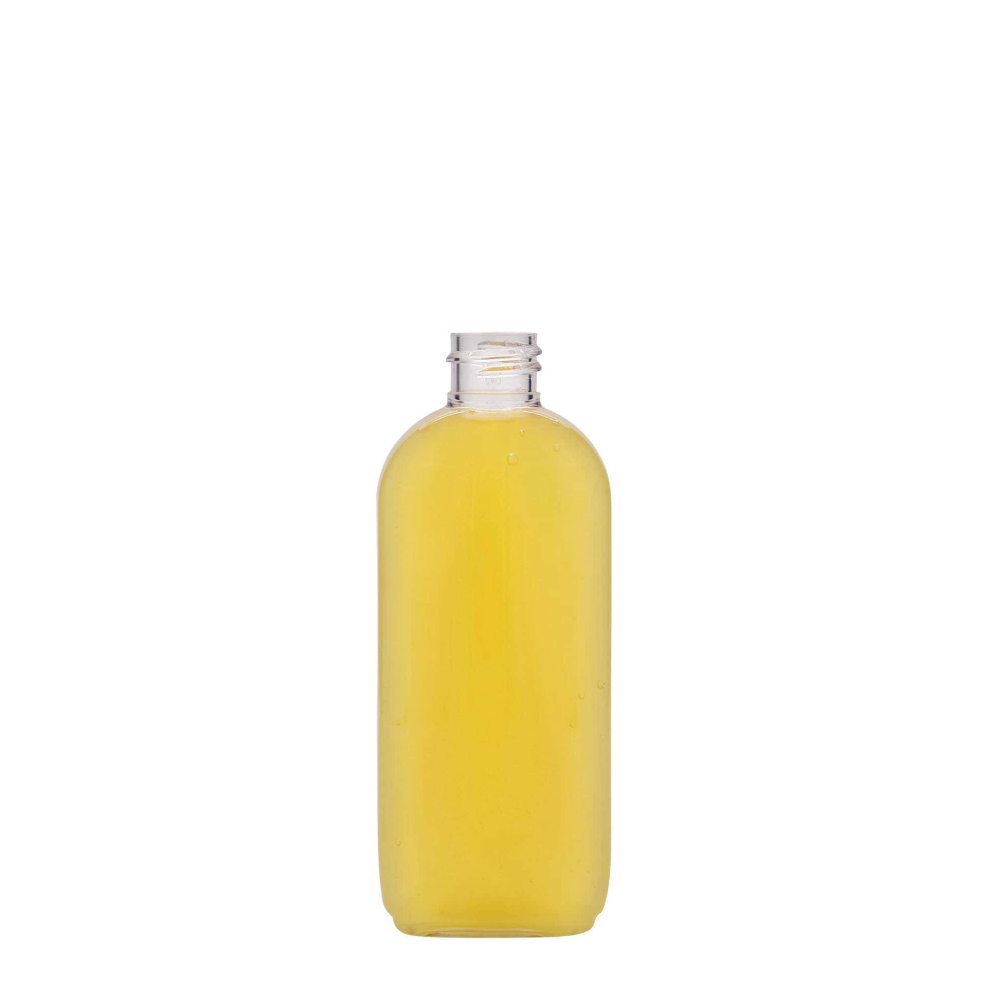 100 ml PET bottle 'Iris', oval, plastic, opening: 20/410 100 ml PET bottle 'Iris', oval, plastic, opening: 20/410