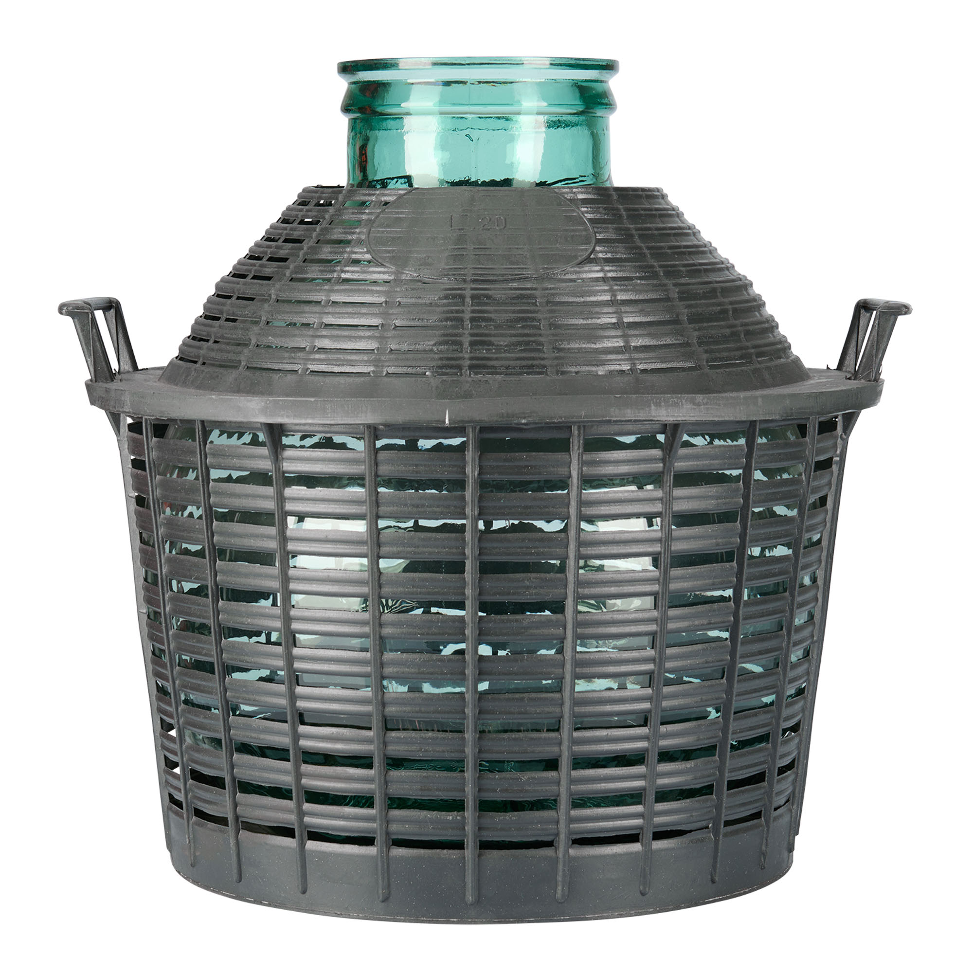 20 l wide-neck glass balloon bottle, opening: slip lid 20 l wide-neck glass balloon bottle, opening: slip lid