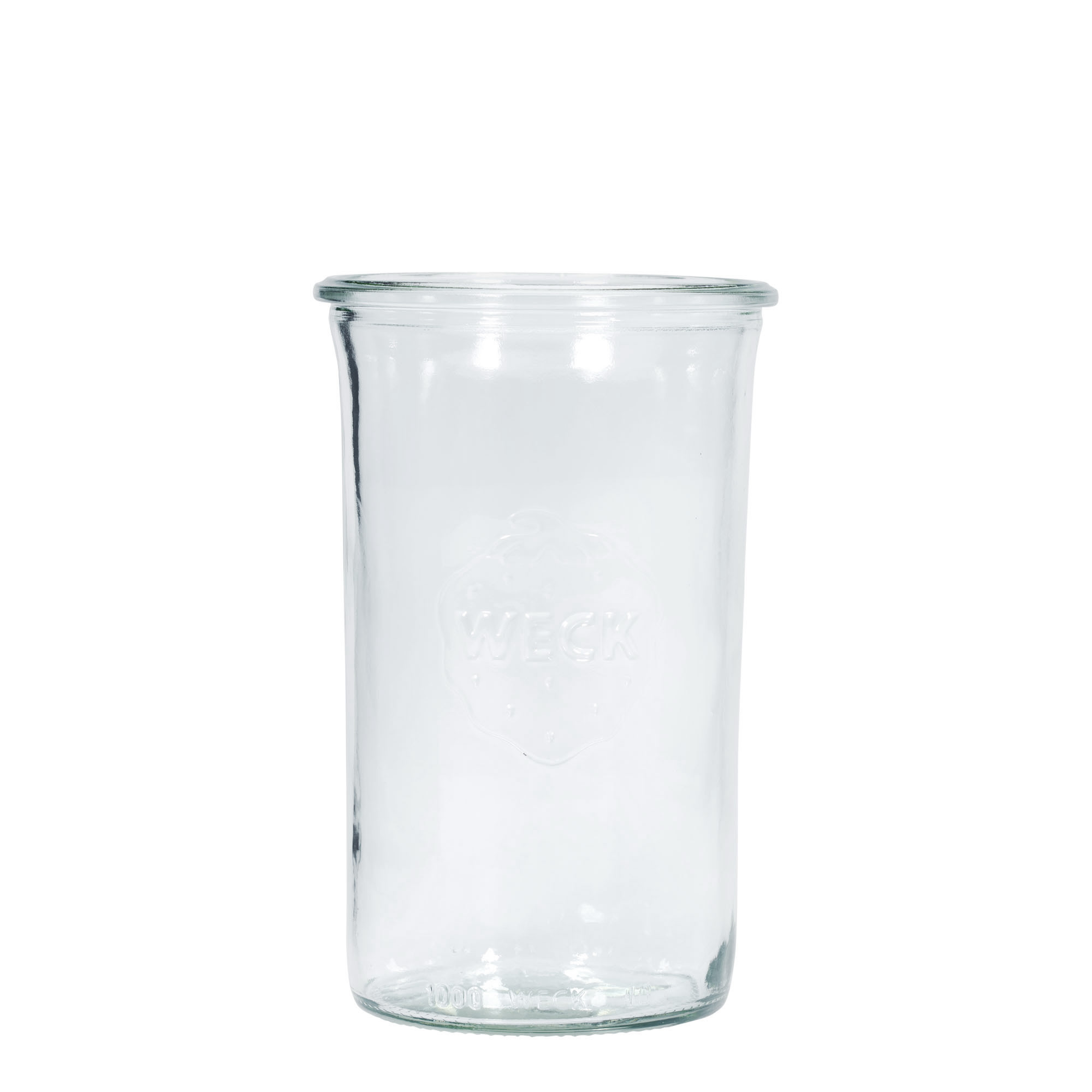 1,000 ml WECK inverted jar #, opening: round rim 1,000 ml WECK inverted jar #, opening: round rim