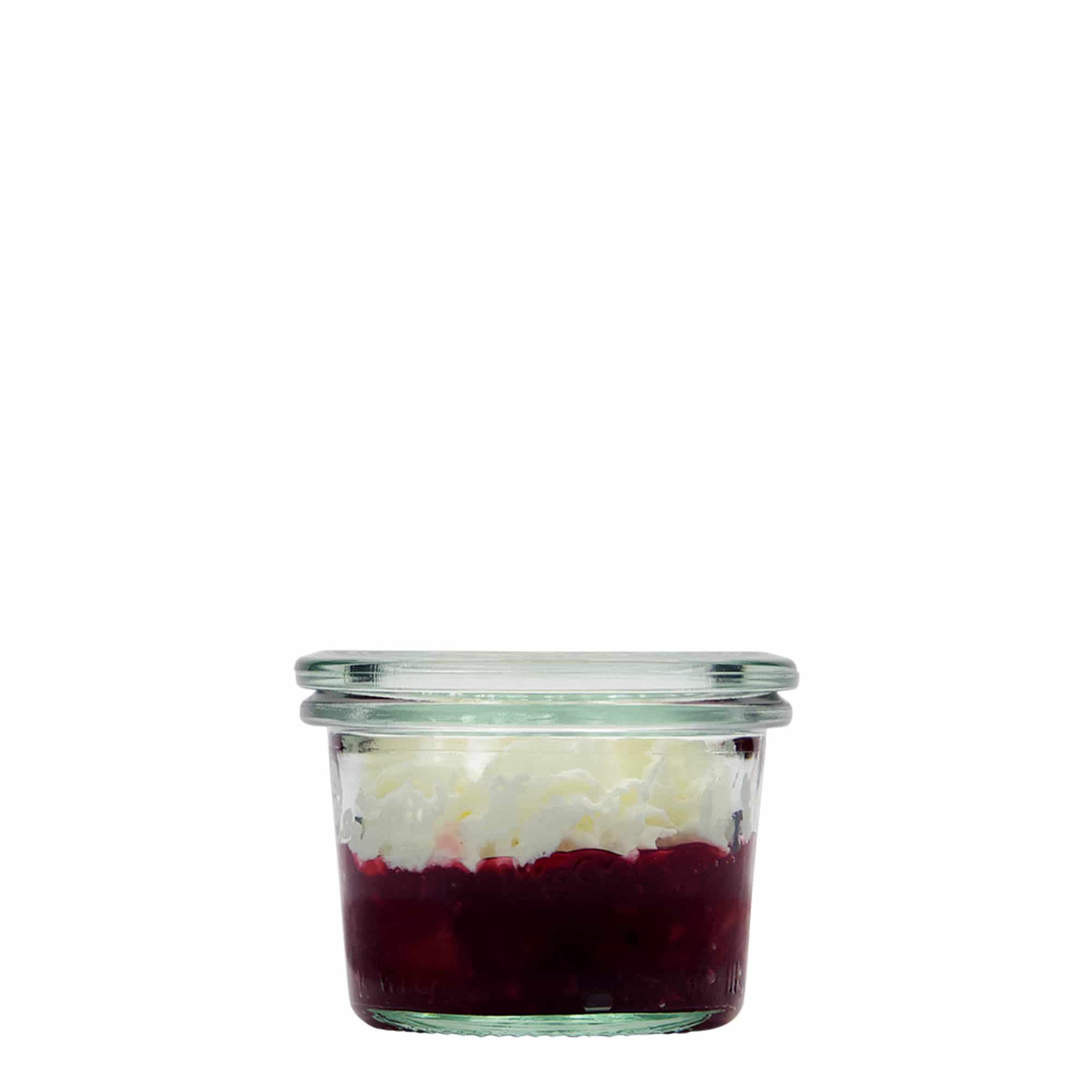 80 ml WECK inverted glass, opening: round rim