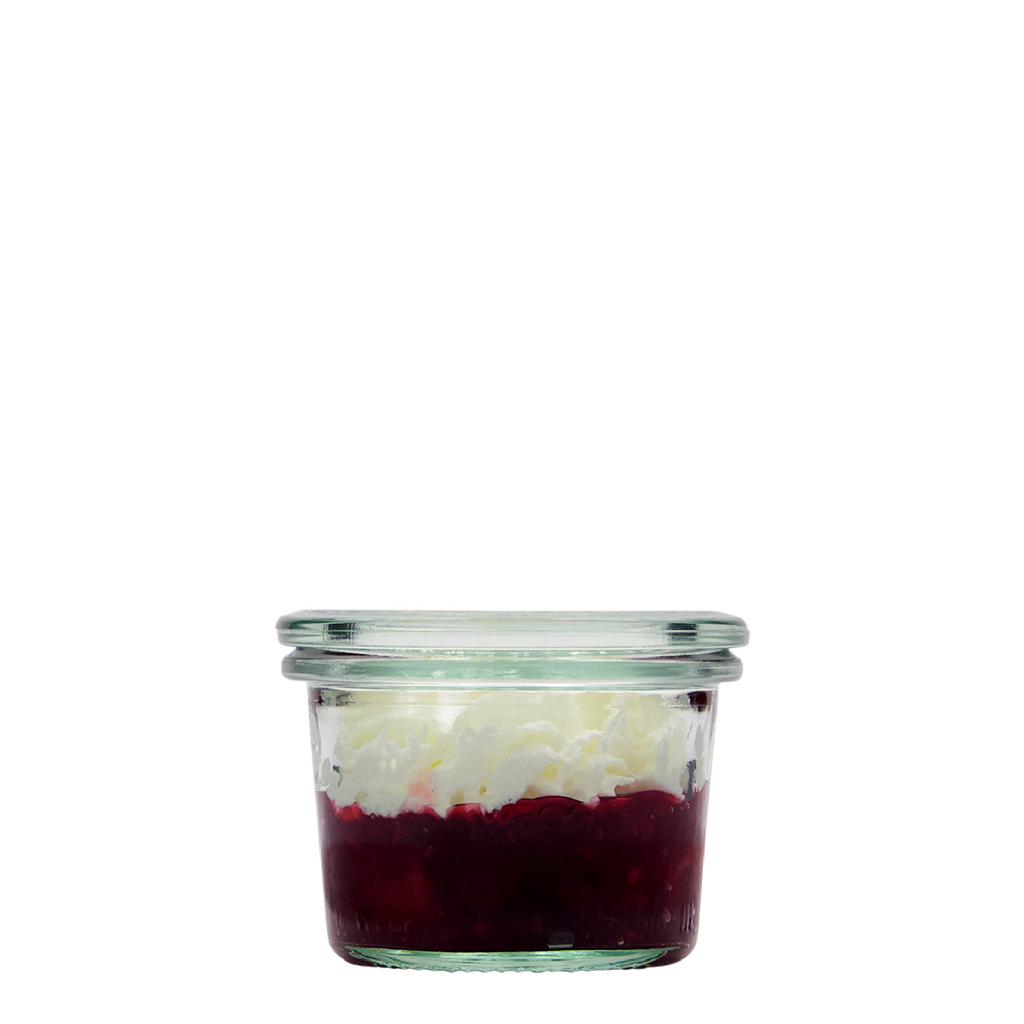 80 ml WECK inverted glass, opening: round rim