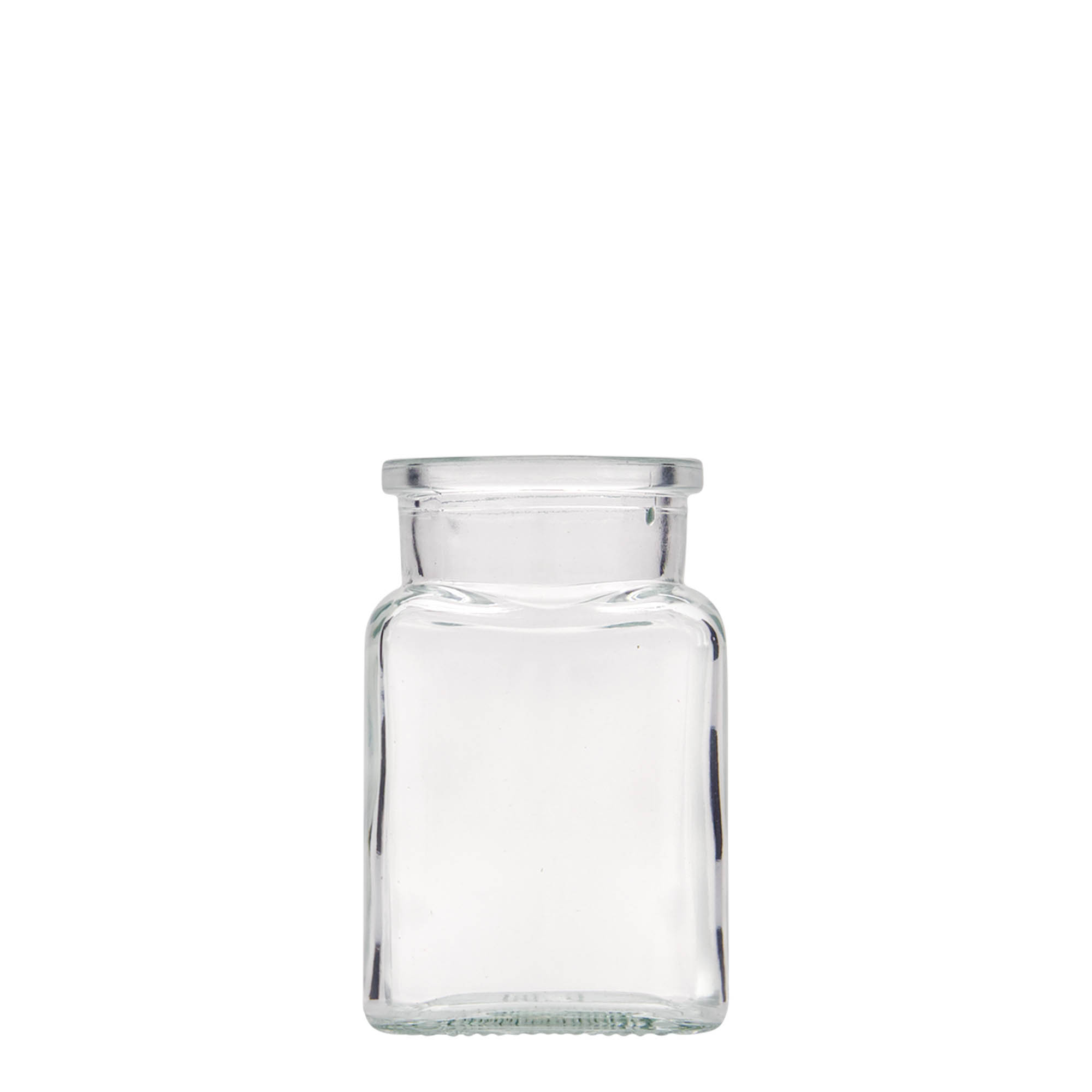 150 ml cork glass, square, opening: cork