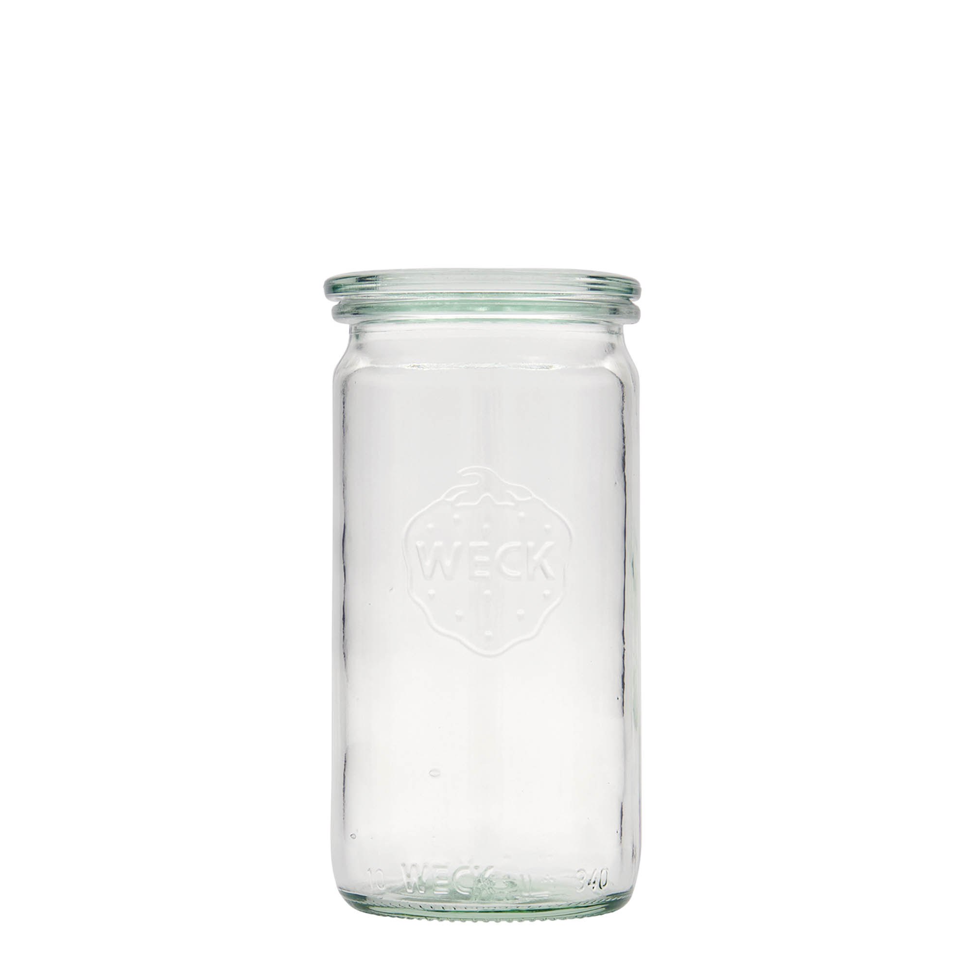 340 ml WECK cylinder glass, opening: round rim 340 ml WECK cylinder glass, opening: round rim