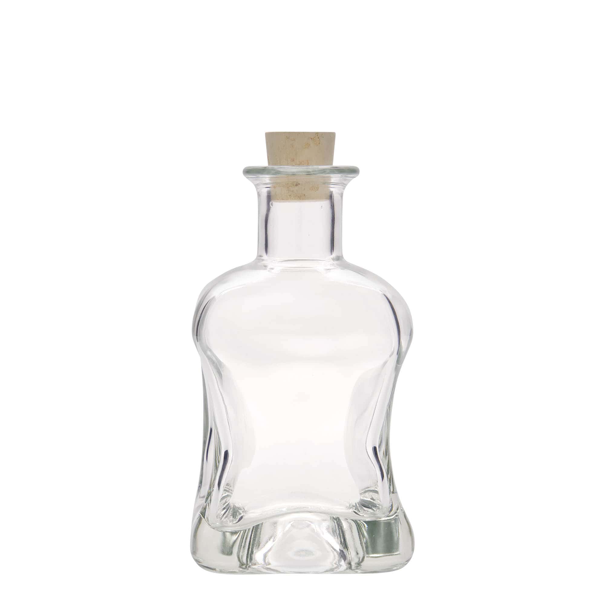 350 ml glass bottle 'Dublin', square, opening: cork