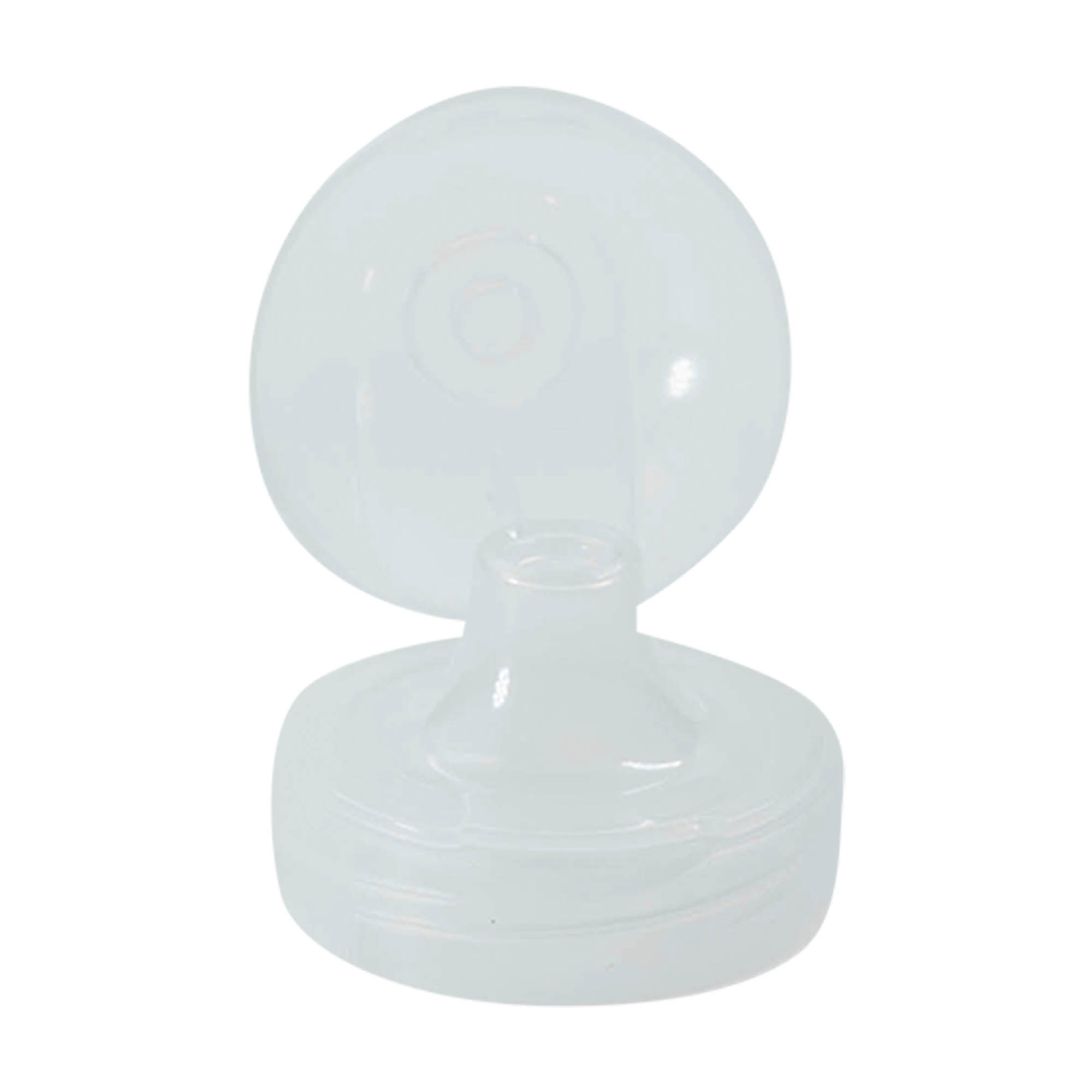 Screw cap with hinged flap Kavodrink, PP plastic, white Screw cap with hinged flap Kavodrink, PP plastic, white