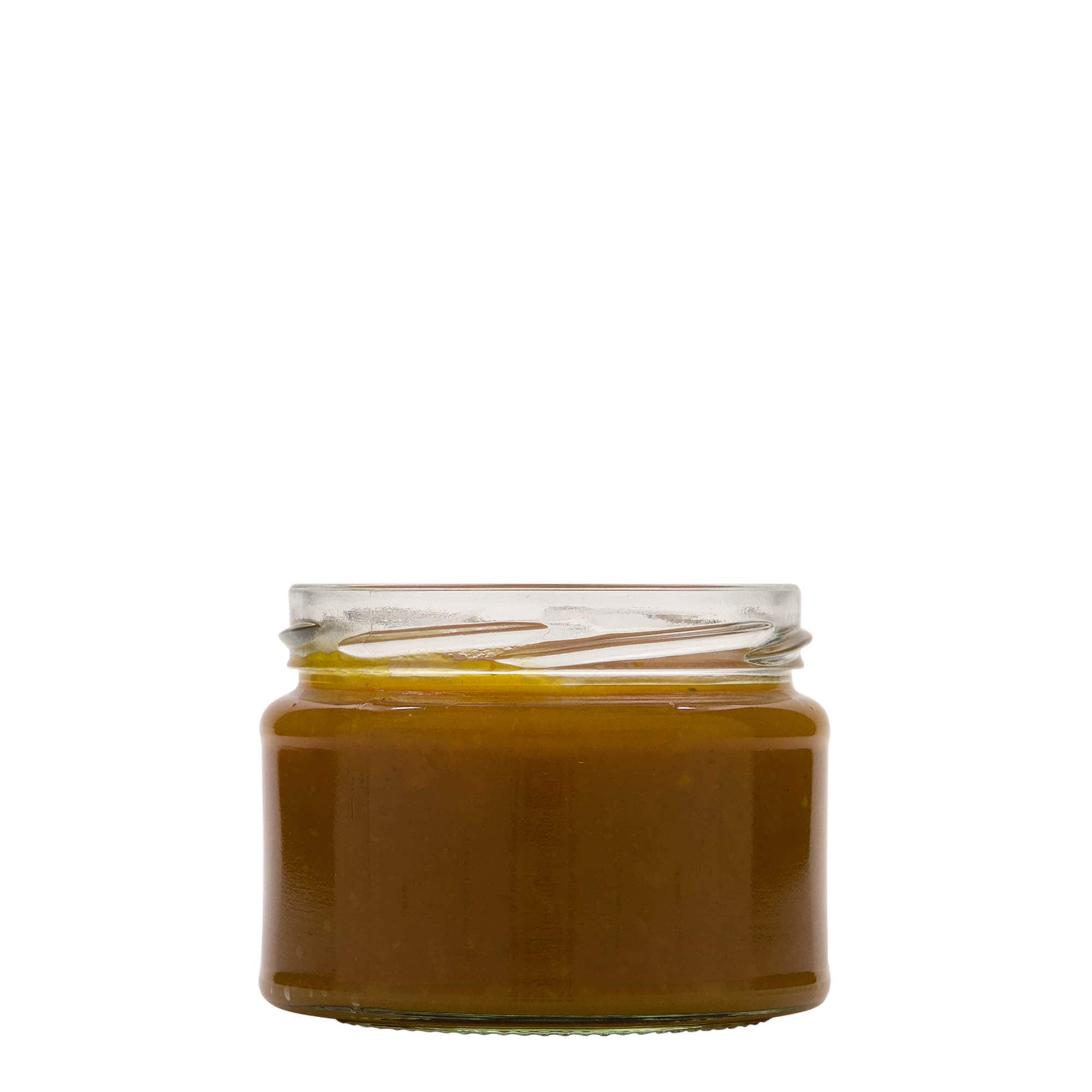 280 ml flat round jar, opening: Twist-Off (TO 82)