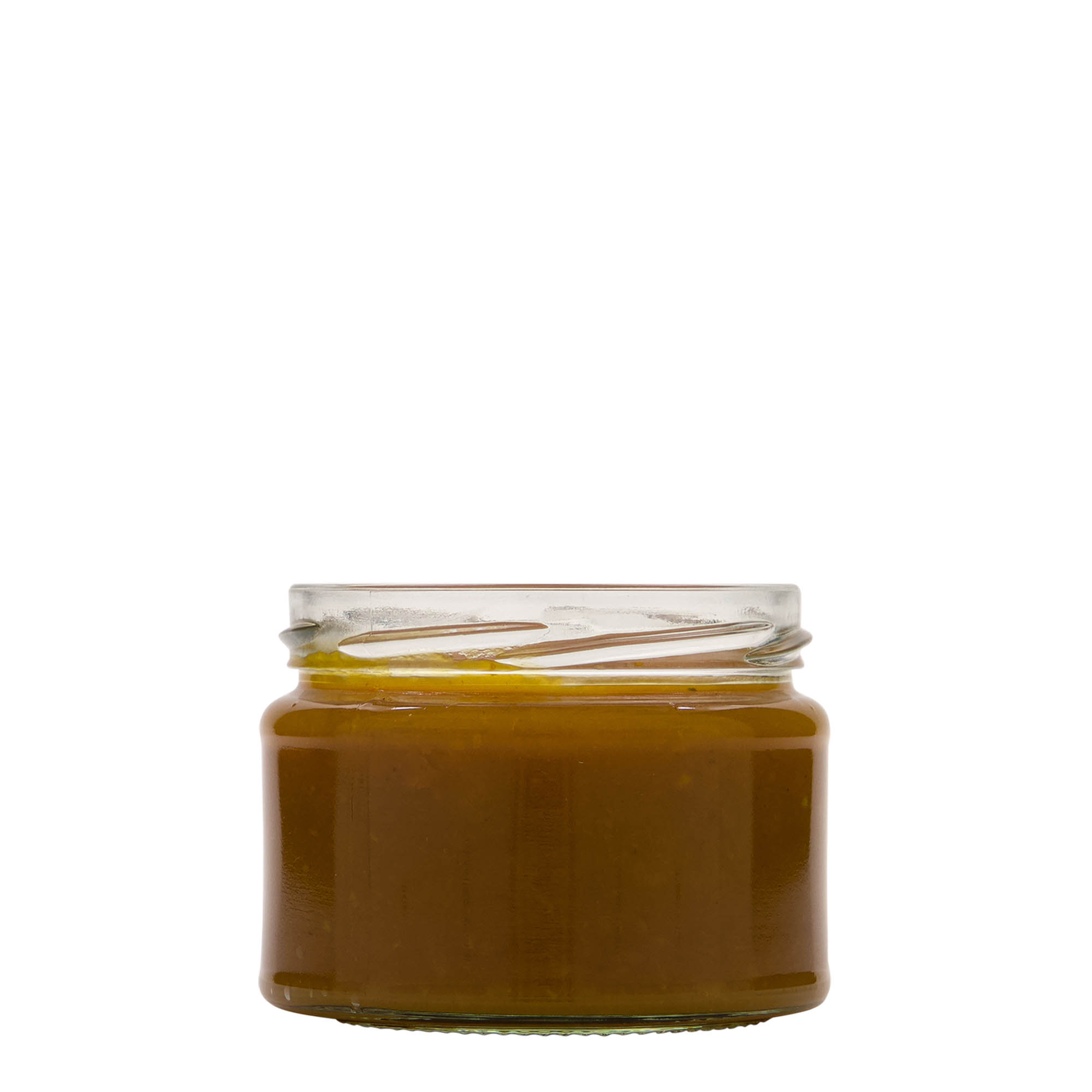 280 ml flat round jar, opening: Twist-off (TO 82)