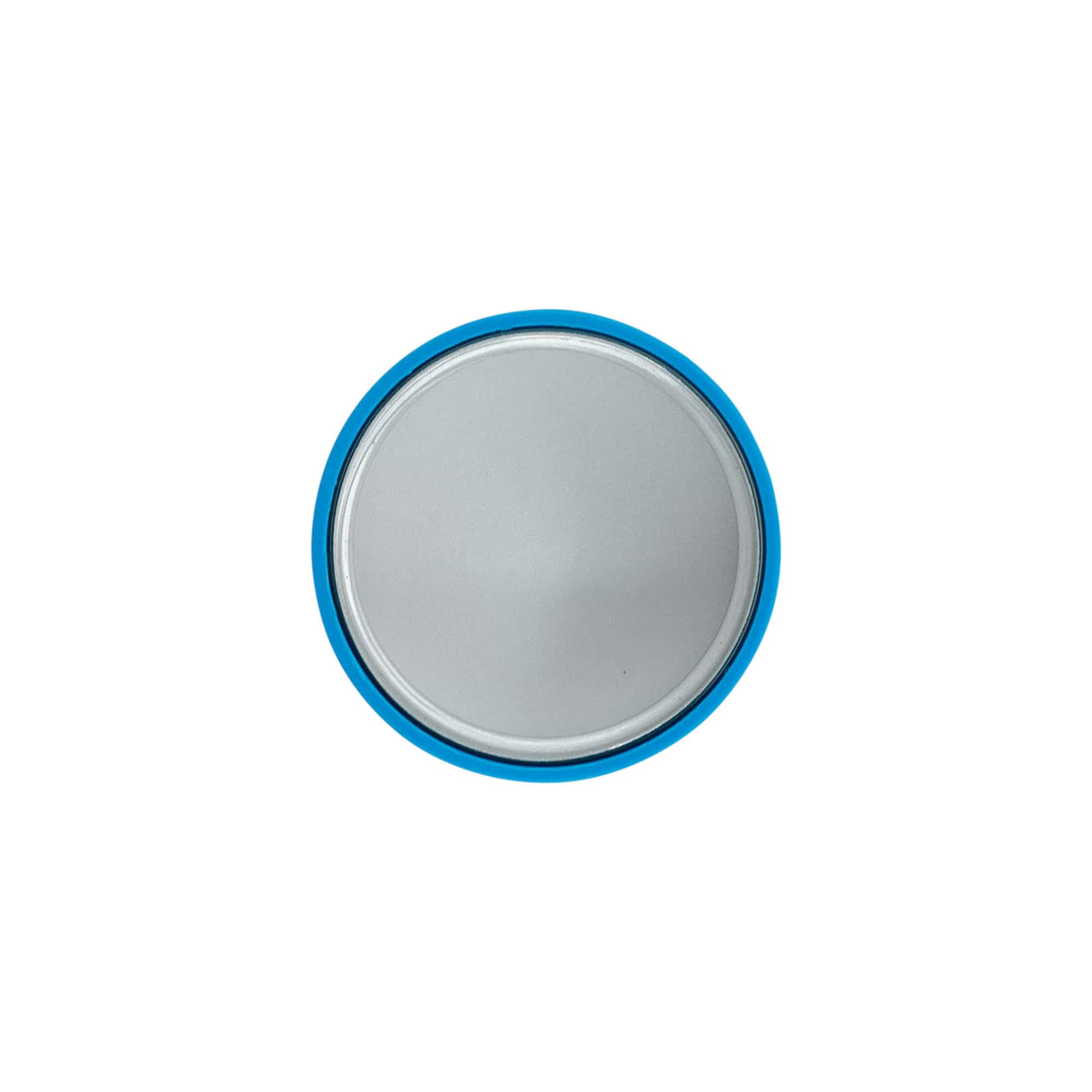 Screw cap, ABS plastic, water blue, for opening: GPI 33/400