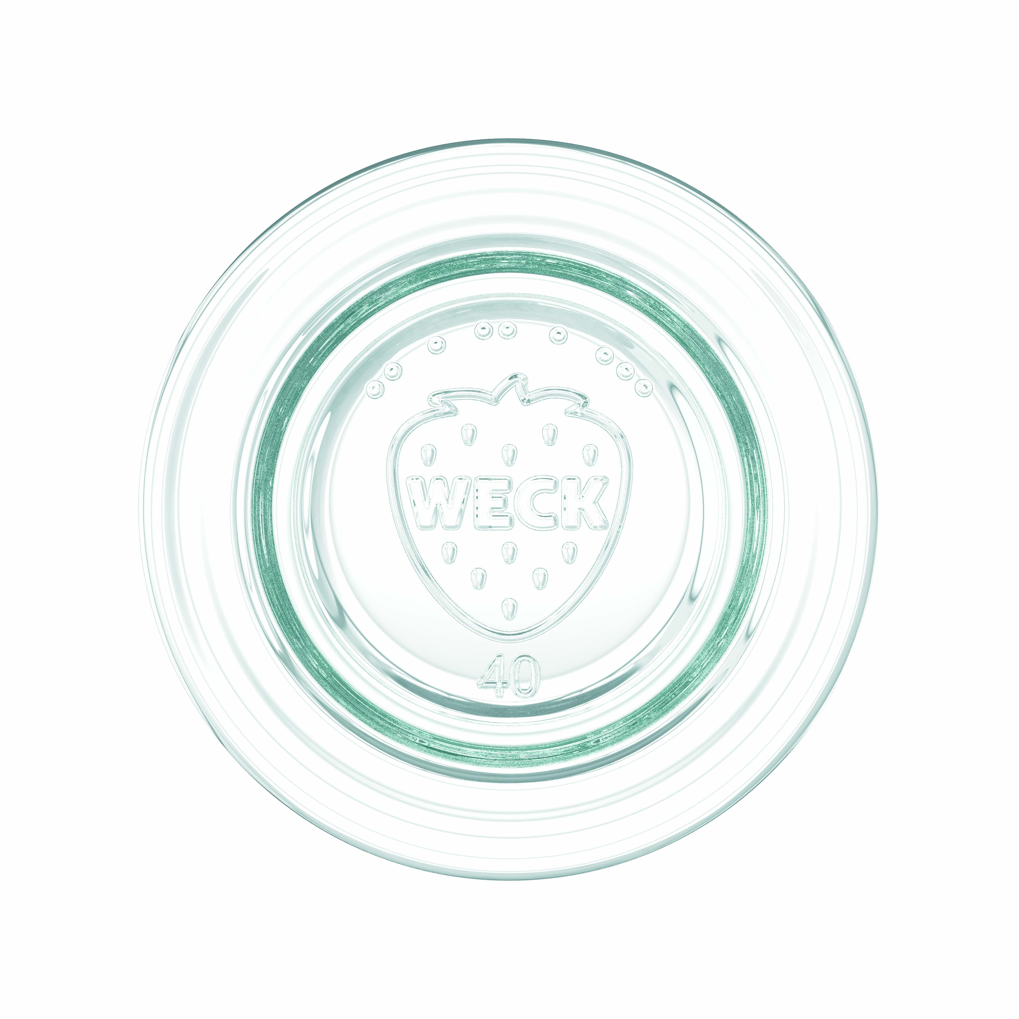 12x 35 ml WECK inverted jar with glass lid RR 40