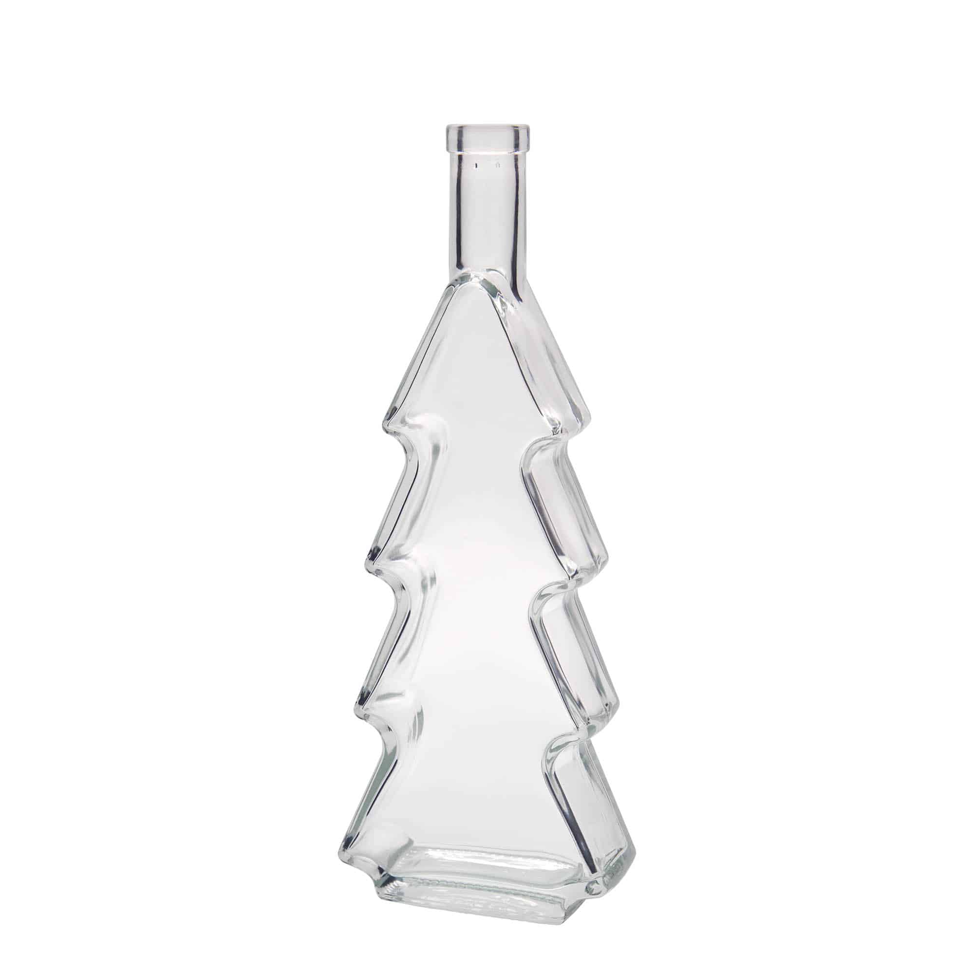 500 ml glass bottle 'Christmas Tree', closure: cork