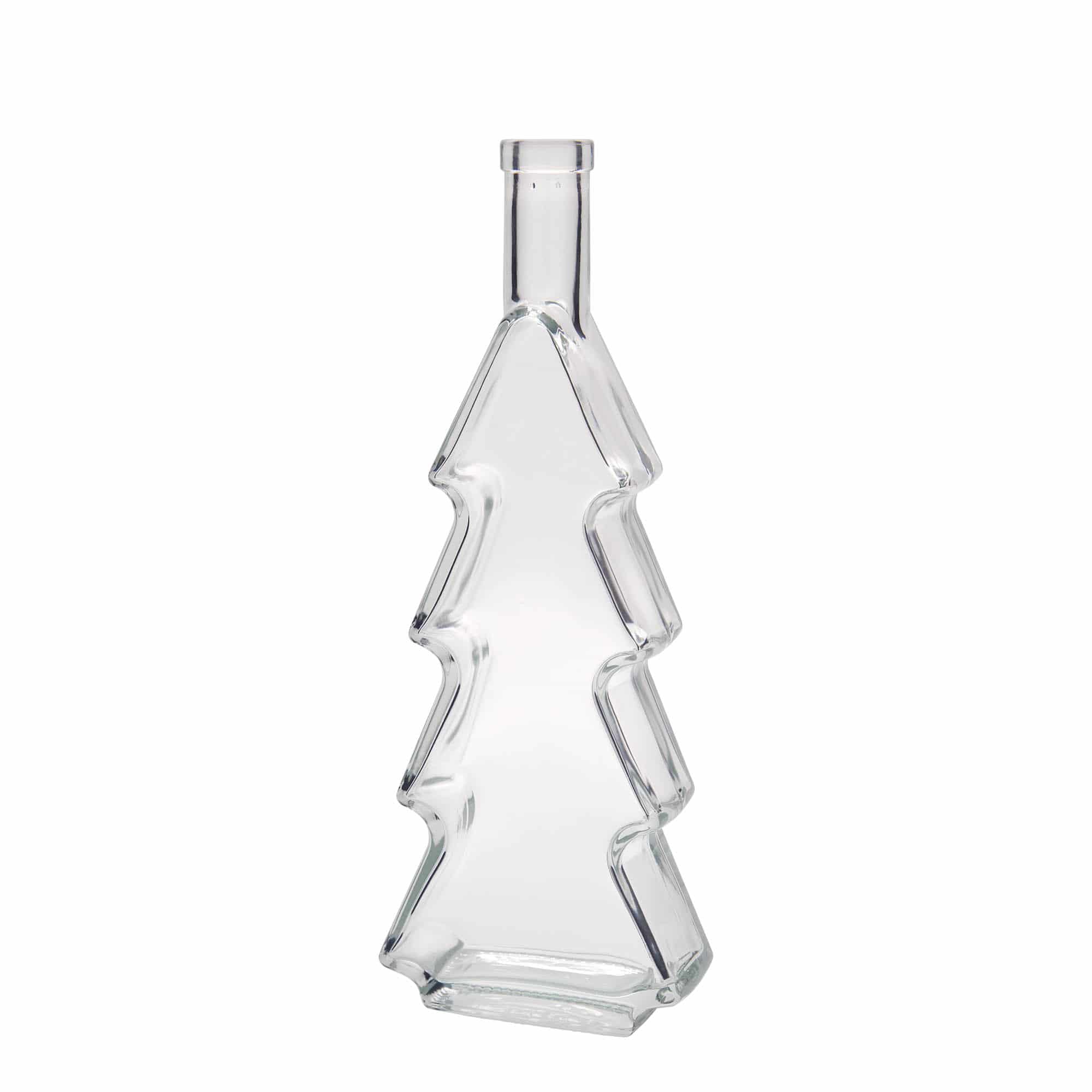 500 ml glass bottle 'Christmas tree', opening: cork