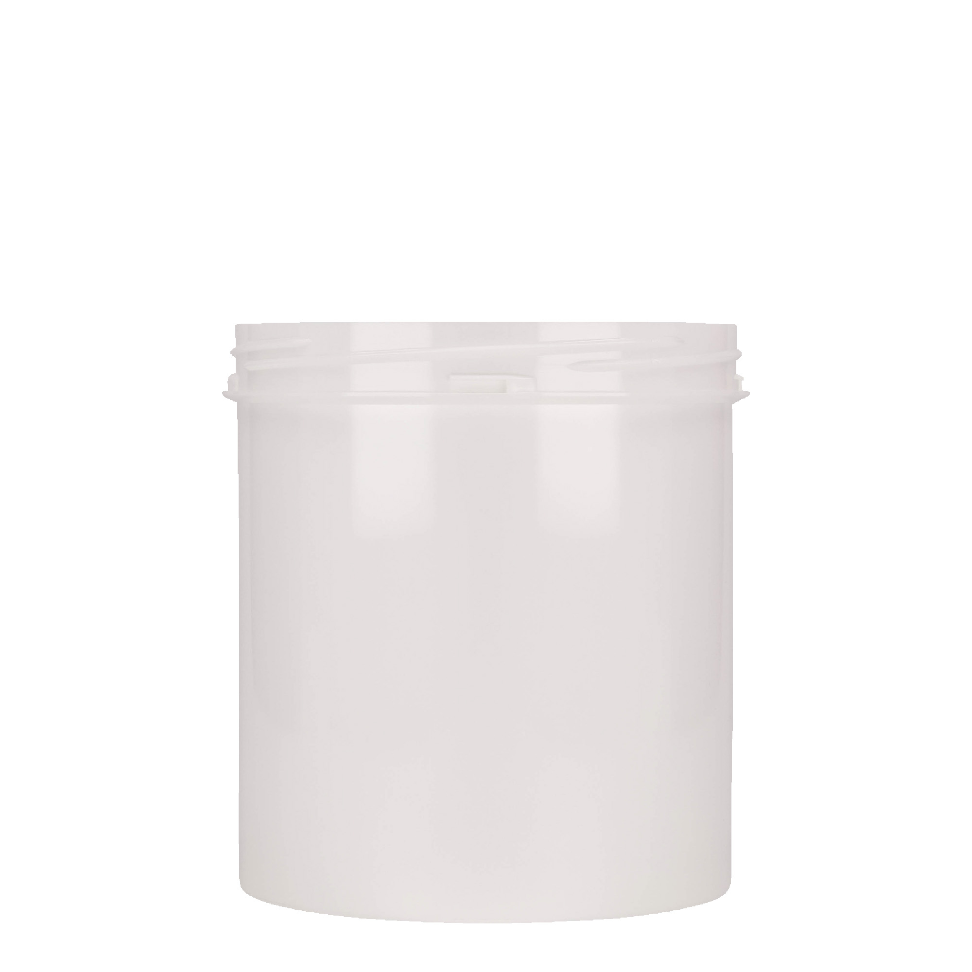 1,000 ml plastic container ‘Securilock’, PP, white, opening: screw cap