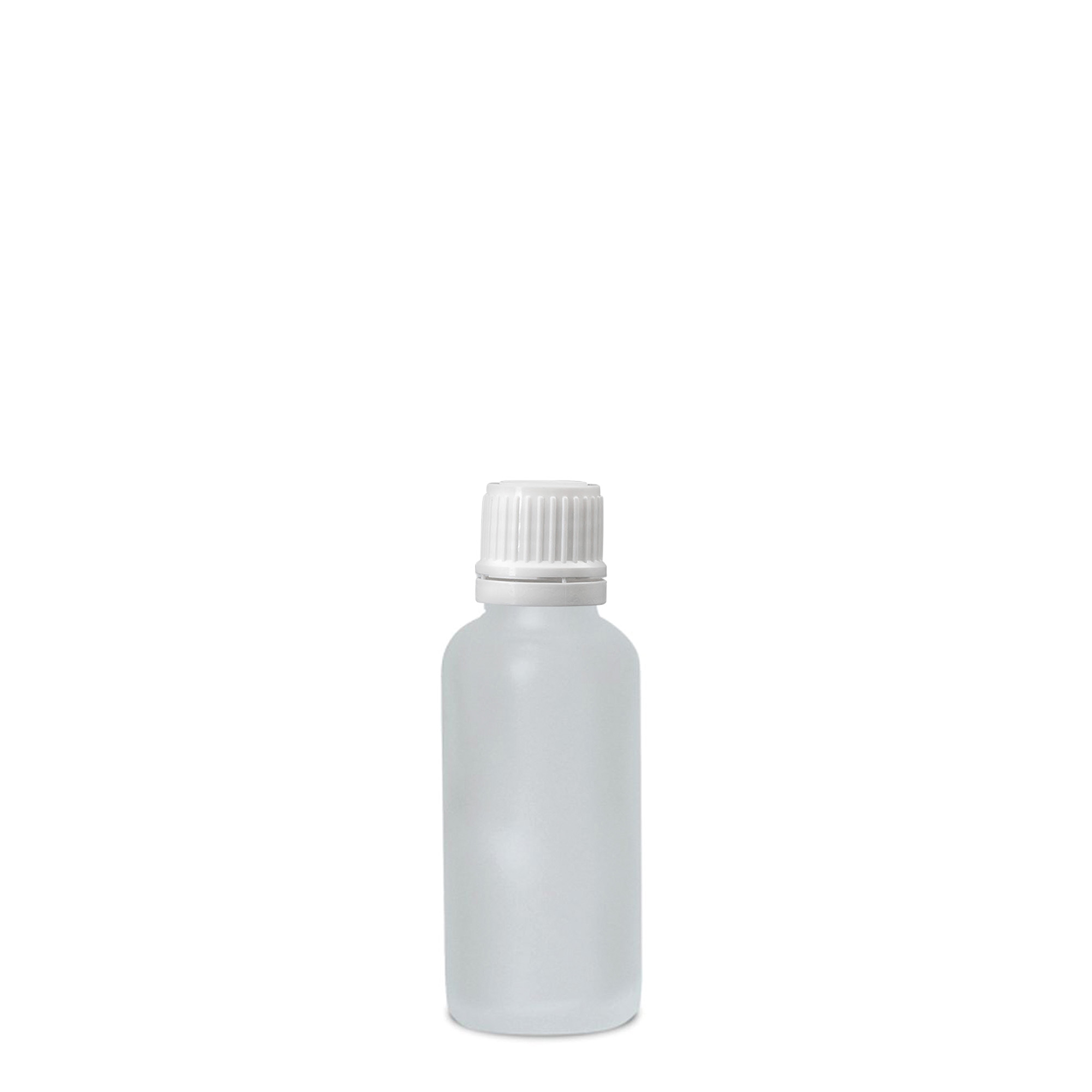30 ml medical bottle, glass, frosted, opening: DIN 18 30 ml medical bottle, glass, frosted, opening: DIN 18