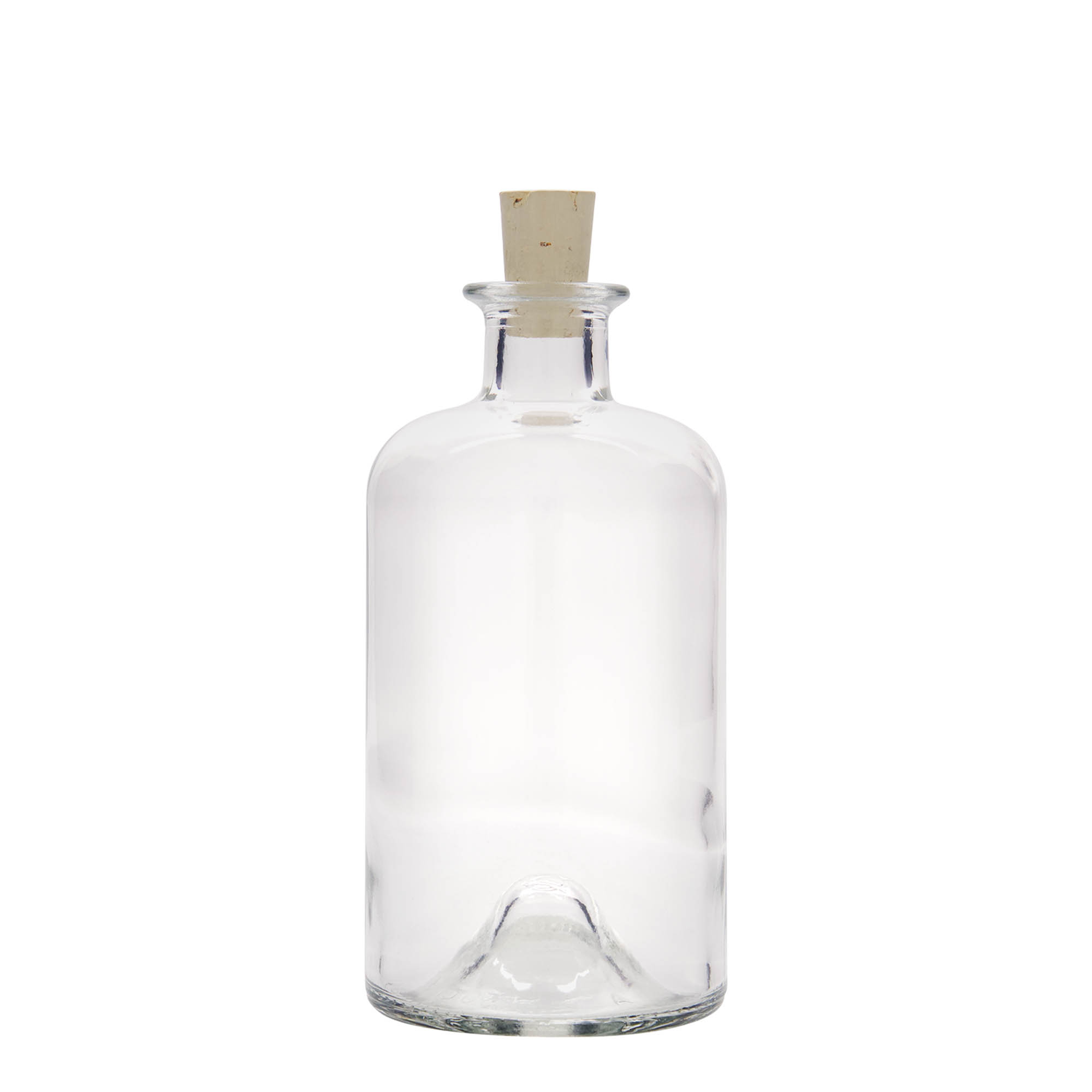 500 ml glass bottle apothecary 'Doctor', opening: cork 500 ml glass bottle apothecary 'Doctor', opening: cork