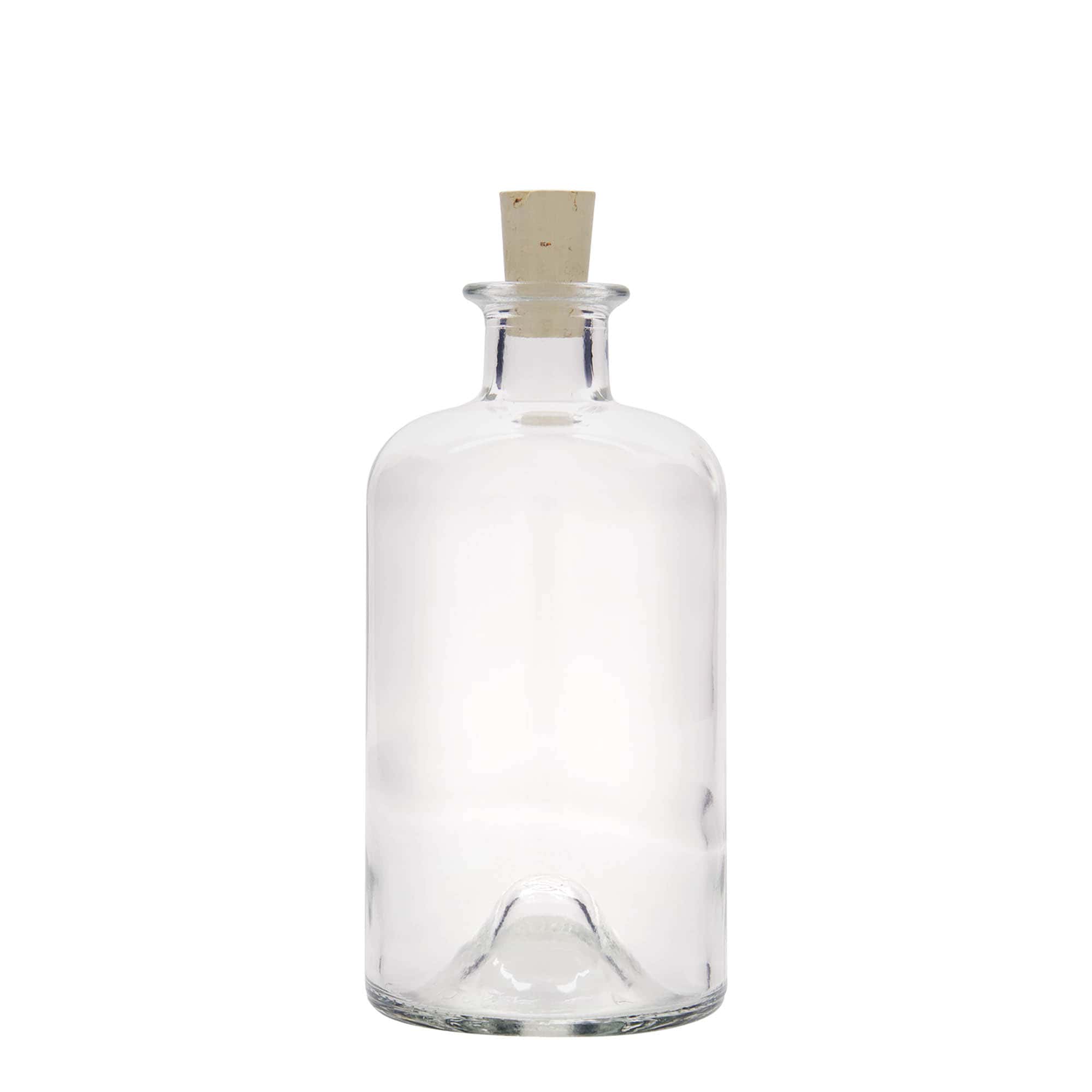 500 ml glass bottle apothecary ‘Doctor’, opening: cork