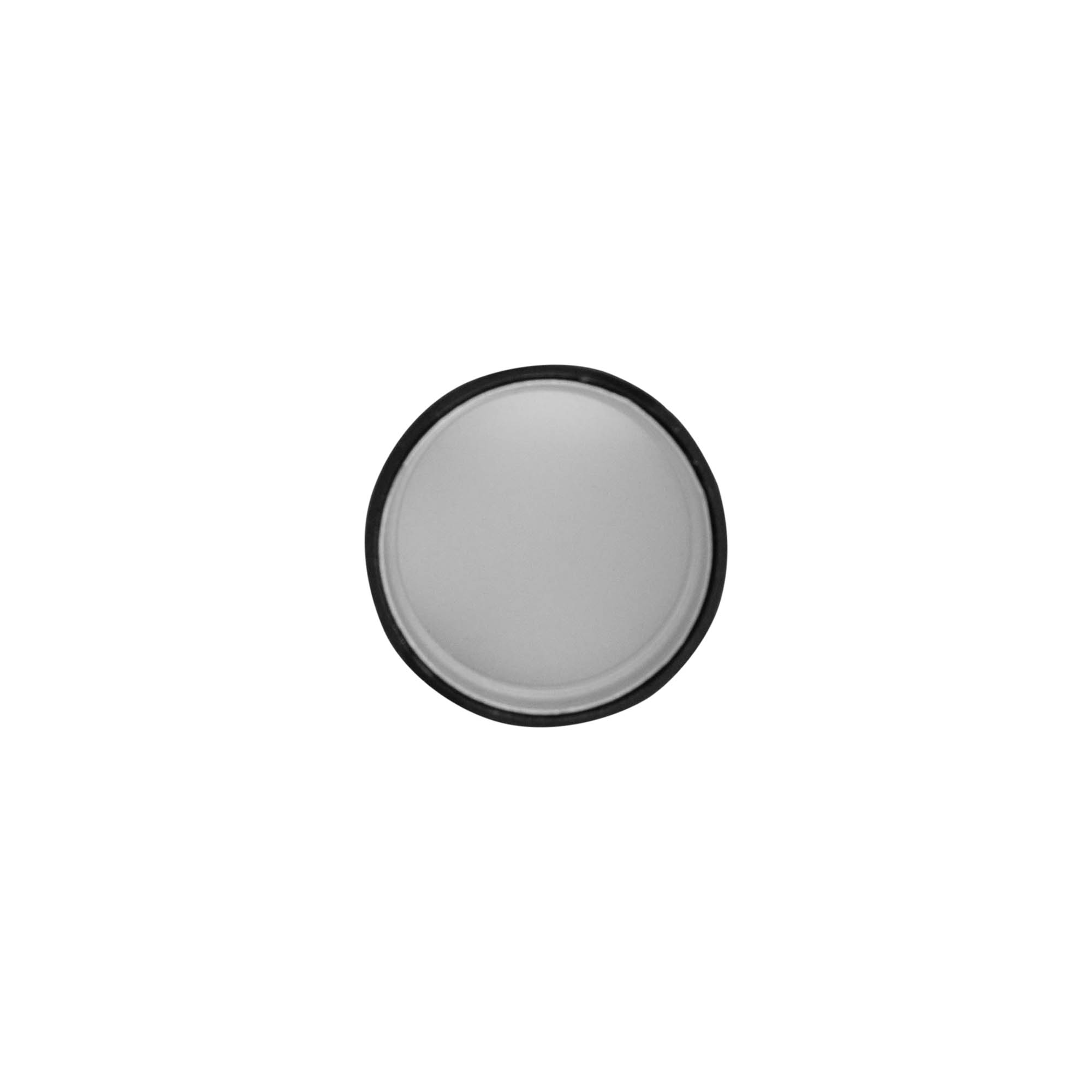 Screw cap, metal-plastic, black, for opening: PP 28