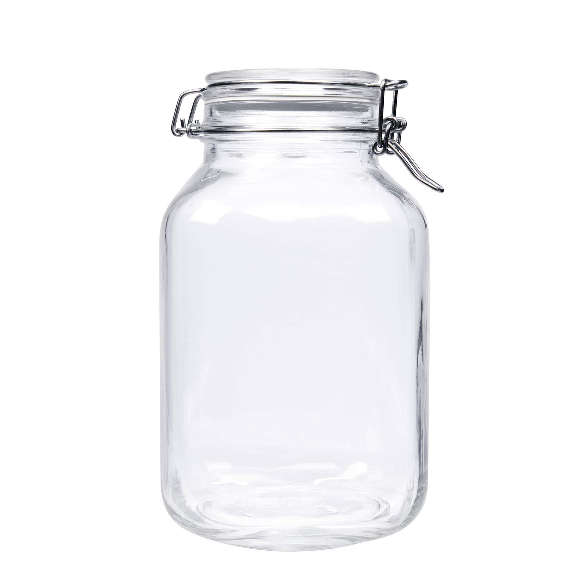 3,000 ml wire bail jar ‘Fido’, square, opening: wire bail closure