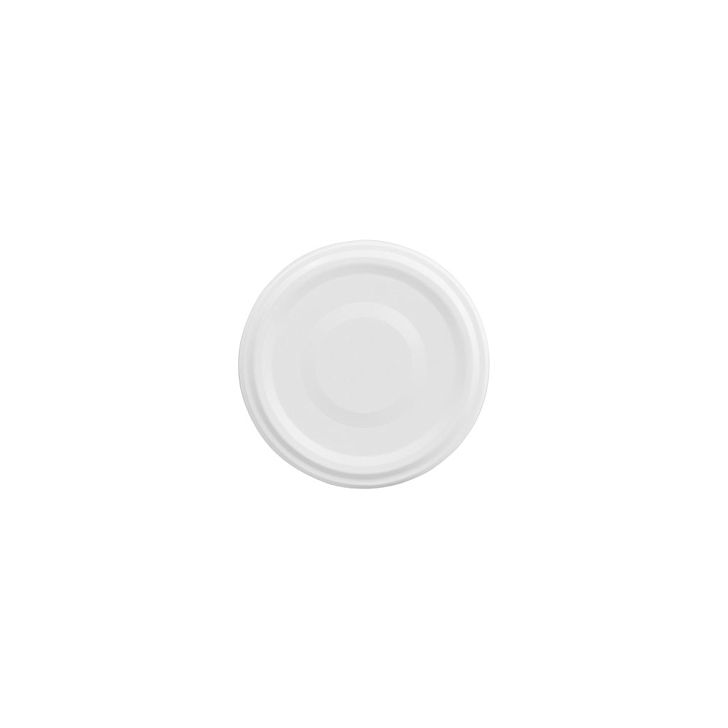 Twist-off lid, tinplate, white, for opening: TO 48