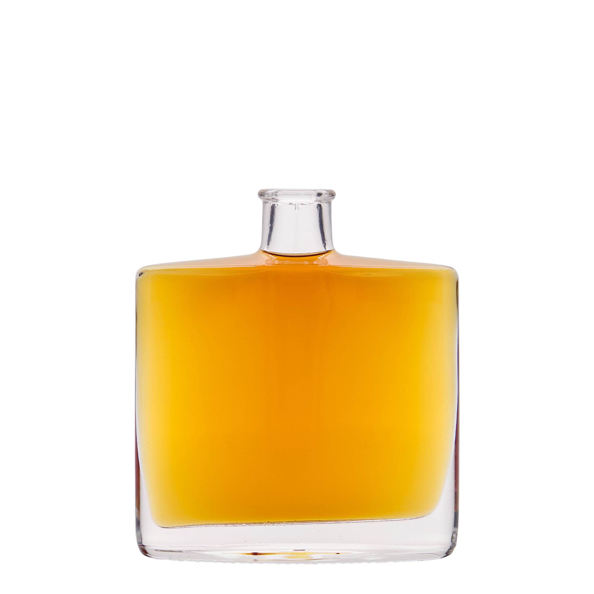 200 ml glass bottle 'Zorbas', oval, opening: cork