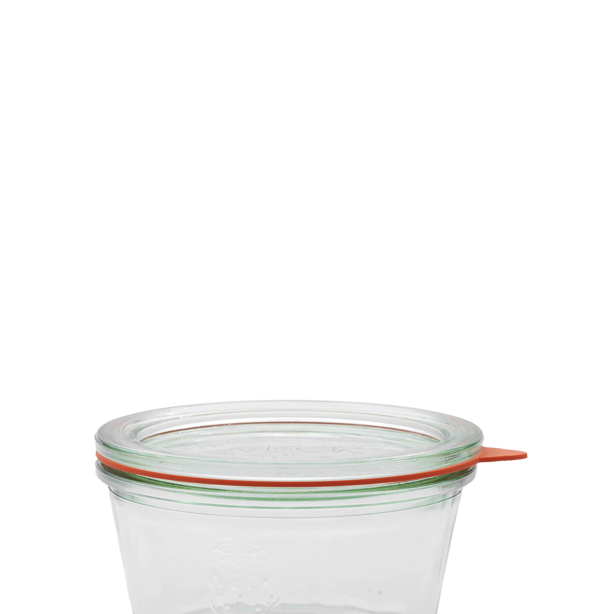 WECK preserving ring RR100 #, red, opening: round rim WECK preserving ring RR100 #, red, opening: round rim