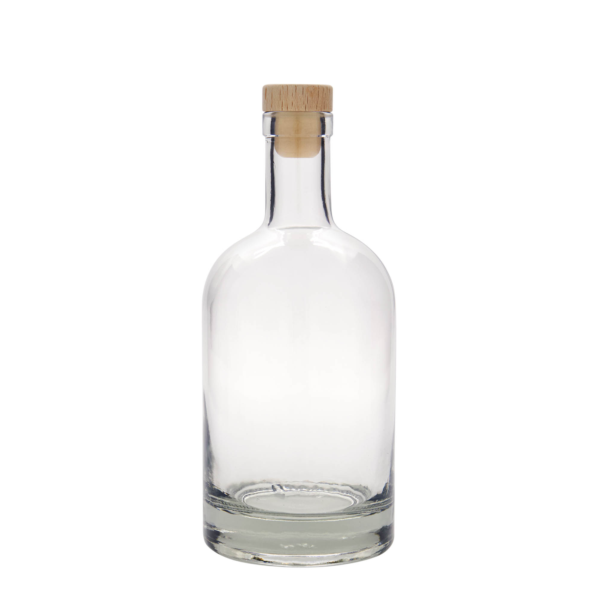 700 ml glass bottle ‘First Class’, opening: cork