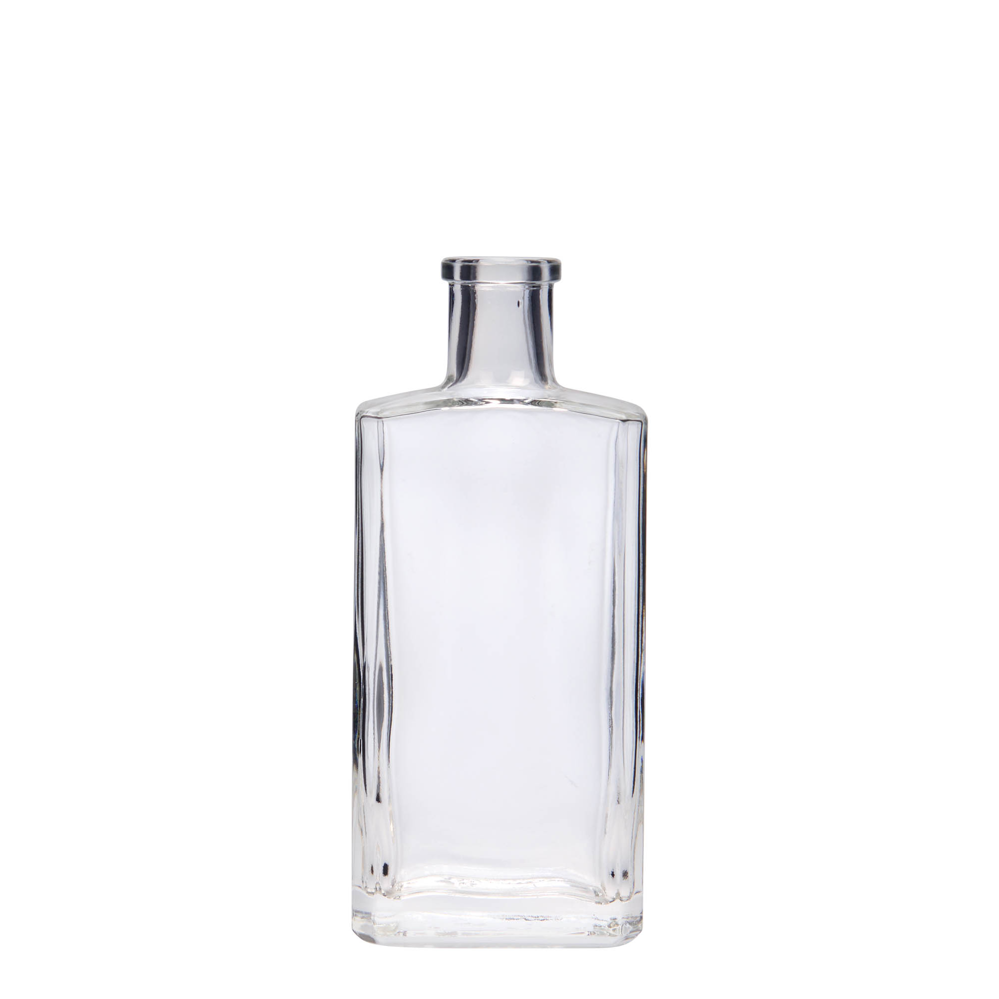 200 ml glass bottle 'Shiny', rectangular, opening: cork 200 ml glass bottle 'Shiny', rectangular, opening: cork