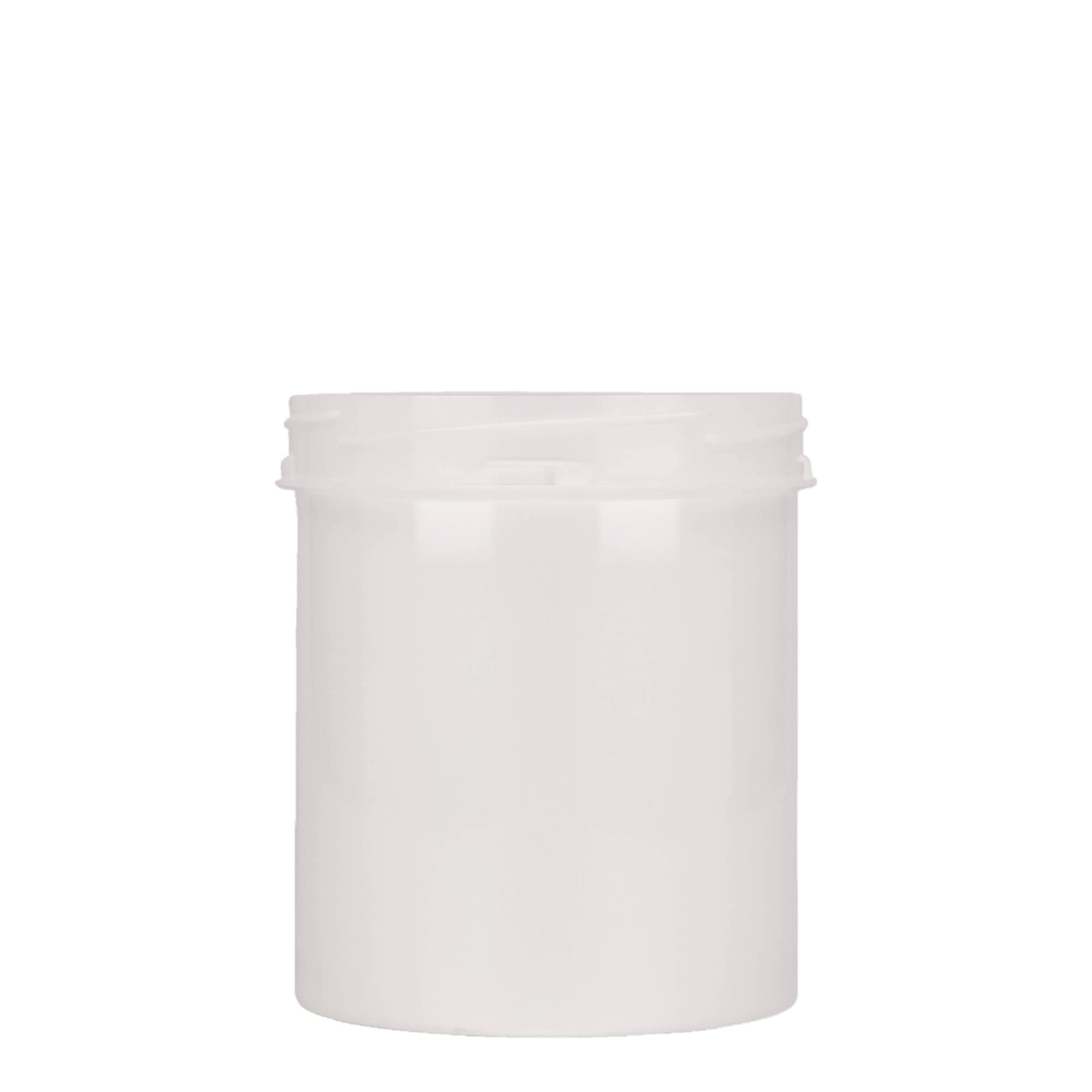 500 ml plastic container 'Securilock', PP, white, opening: screw cap